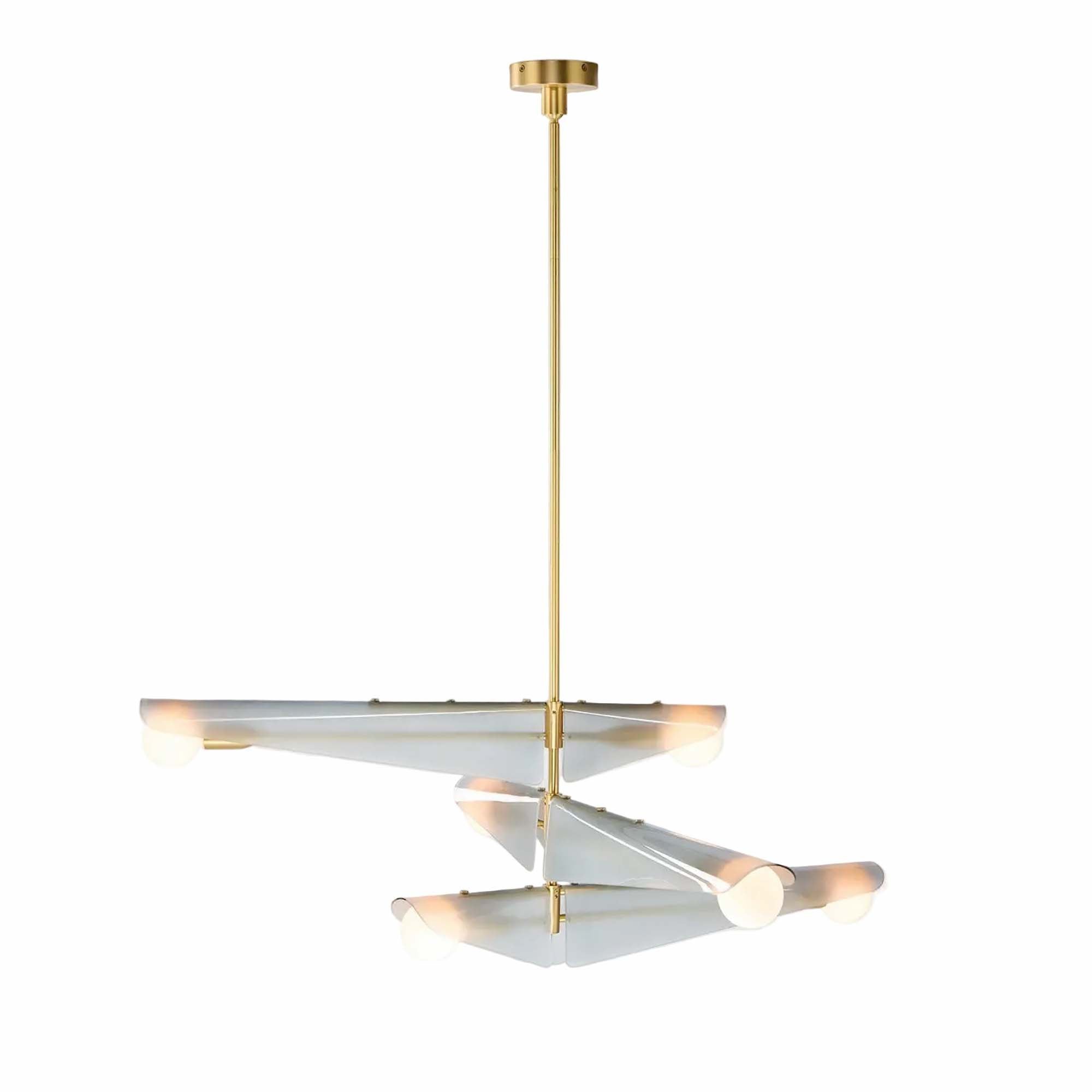 Sycamore Chandelier 3 Tiers in Dawn Grey