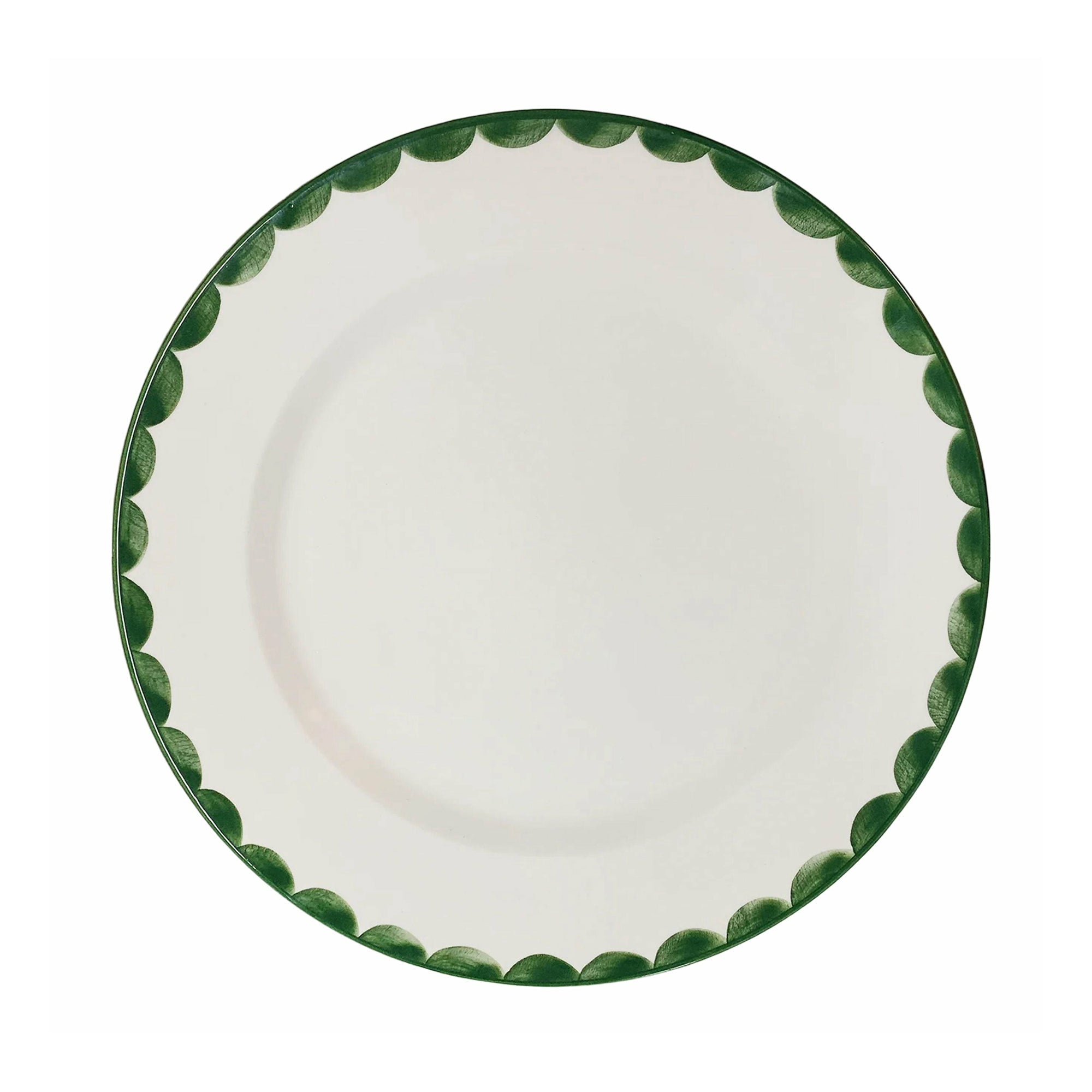 Cascos Dinner Plate, Fern Green