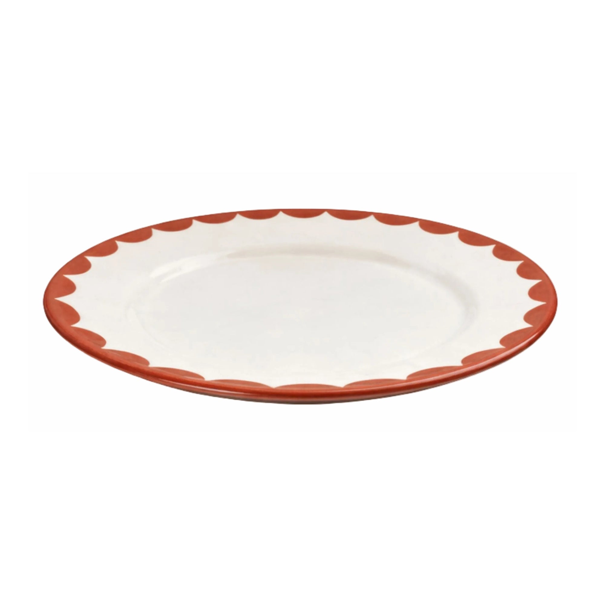 Cascos Side Plate, Rust Red