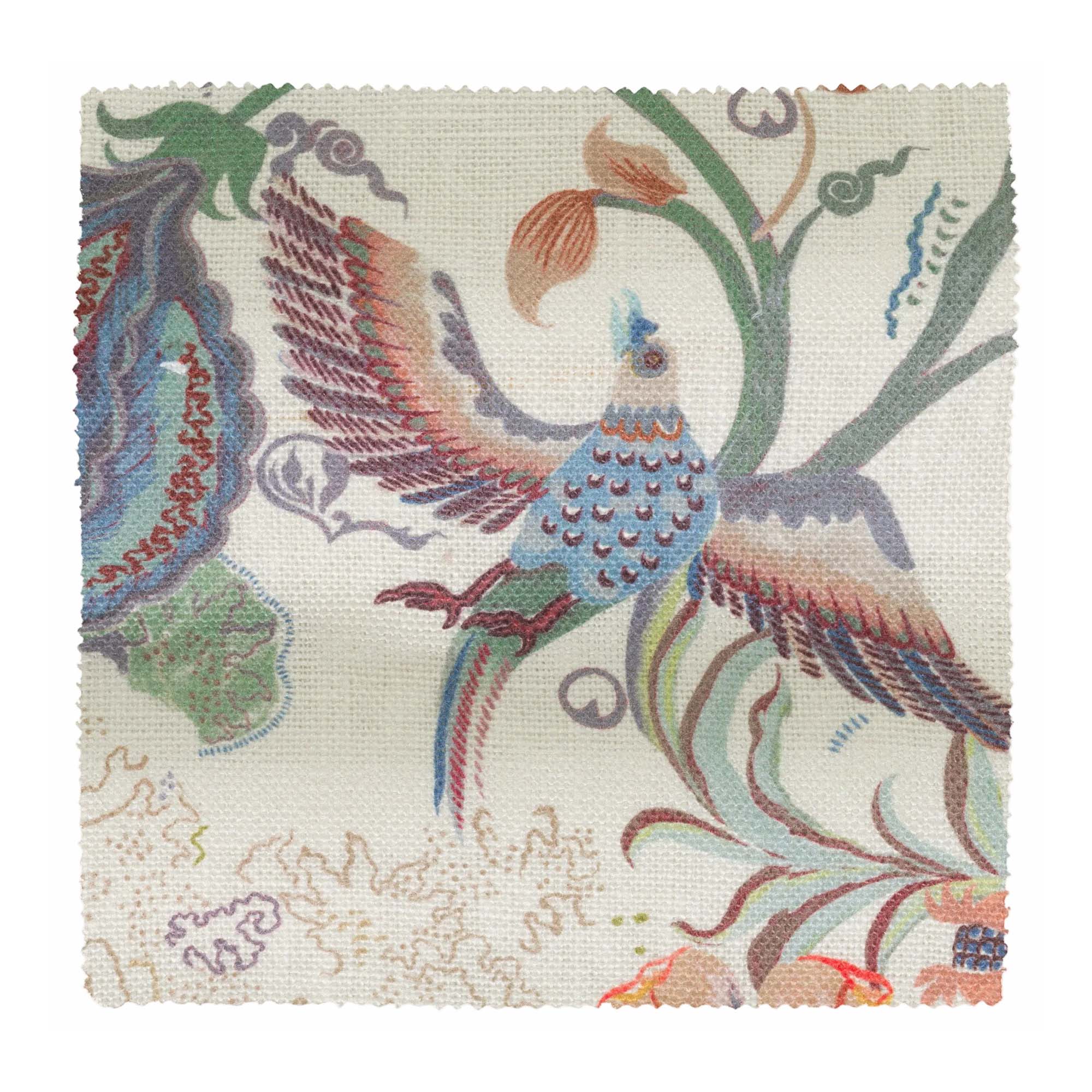 Chintz 21 - Carmine Blue (Fabric)