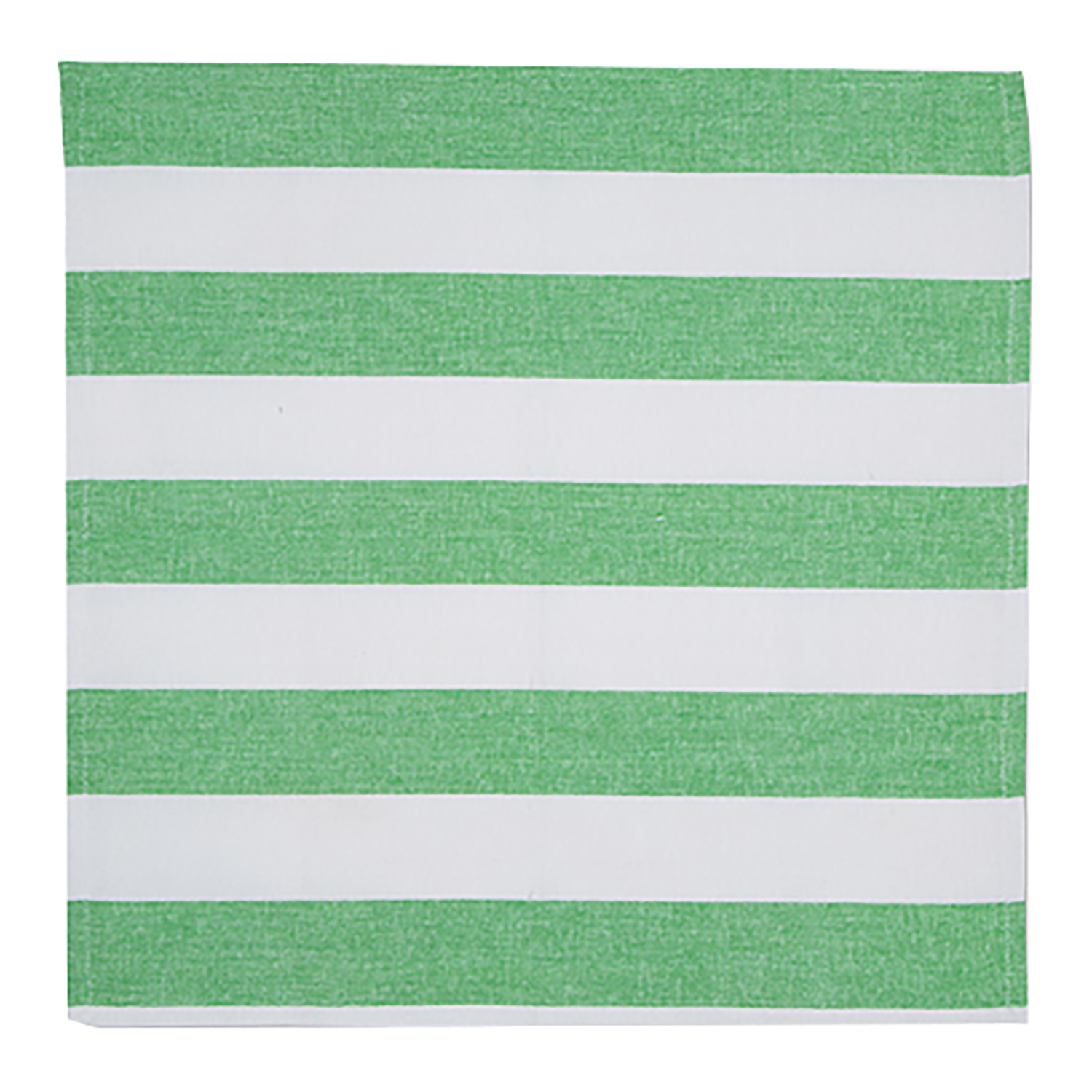 Lush Green Stripe Napkins (Set of 2)