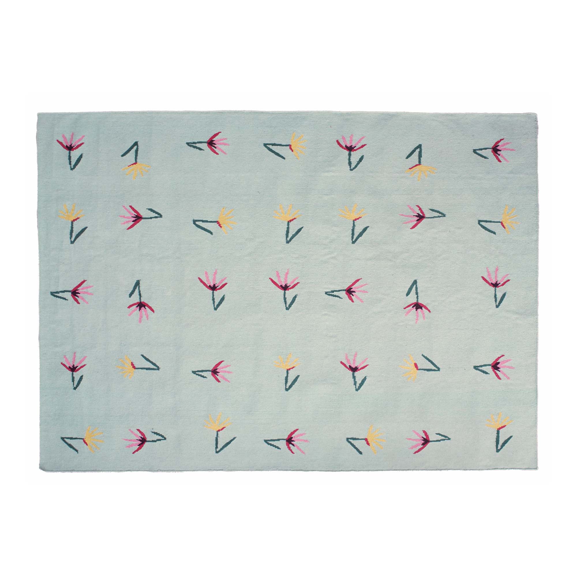 The Wildflowers Rug in Blue
