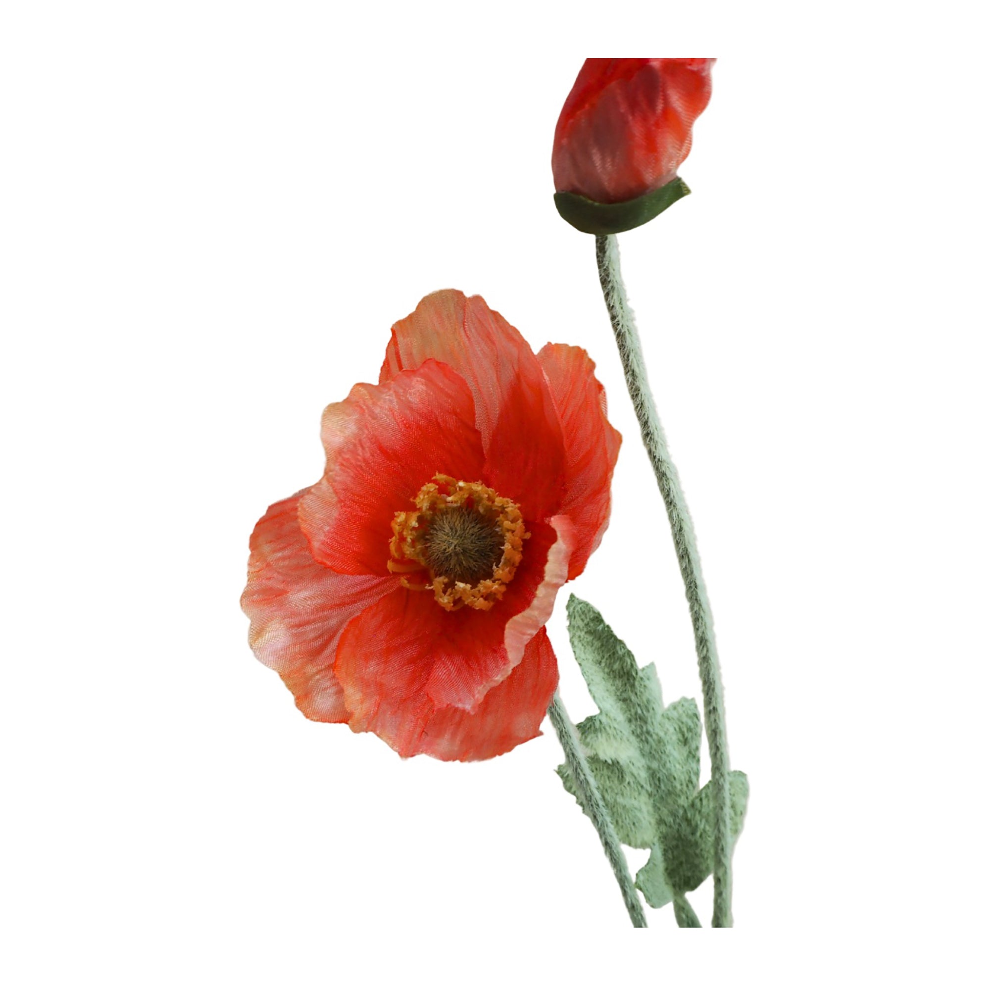 Poppies | Faux Flower Stems | Multiple Colours