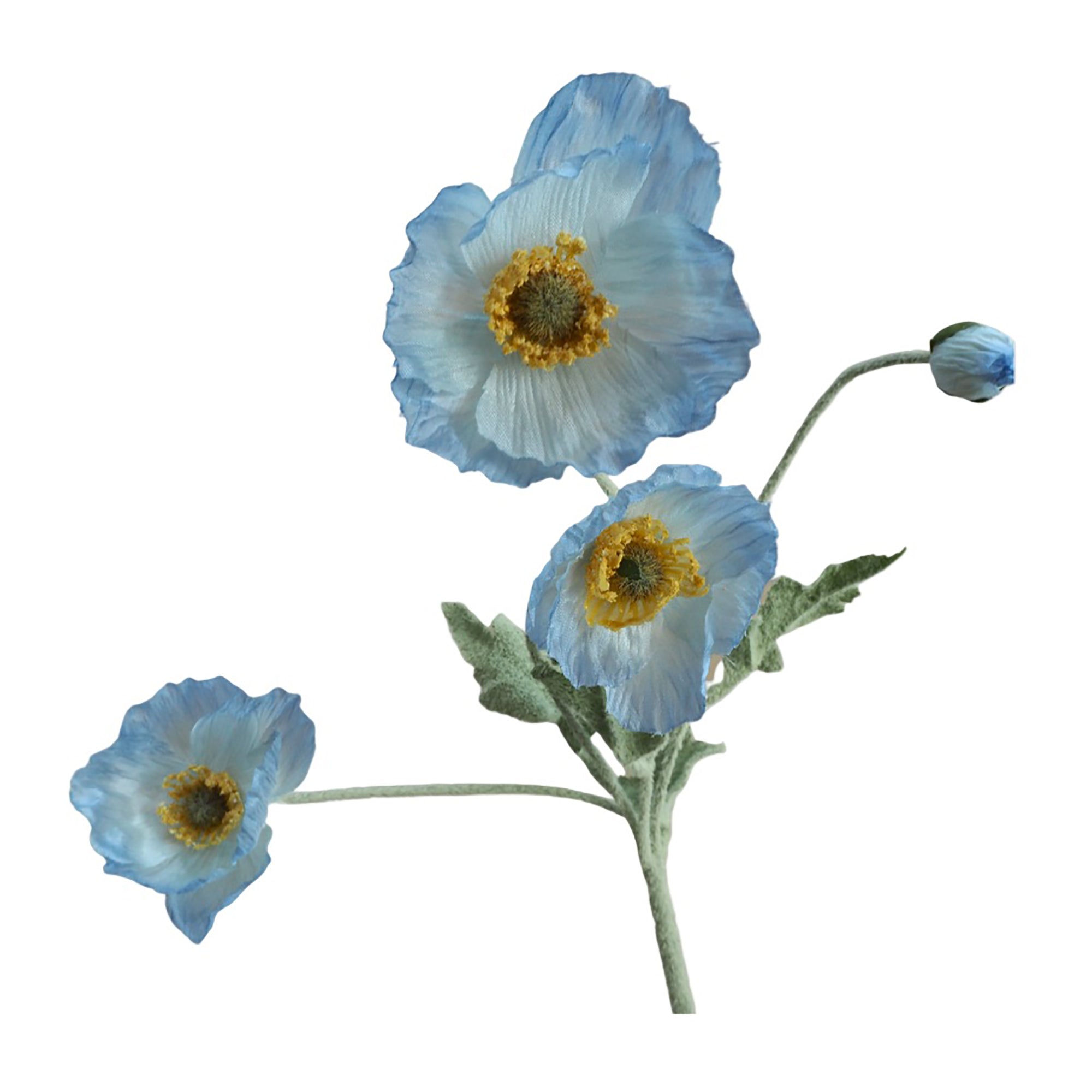 Poppies | Faux Flower Stems | Multiple Colours
