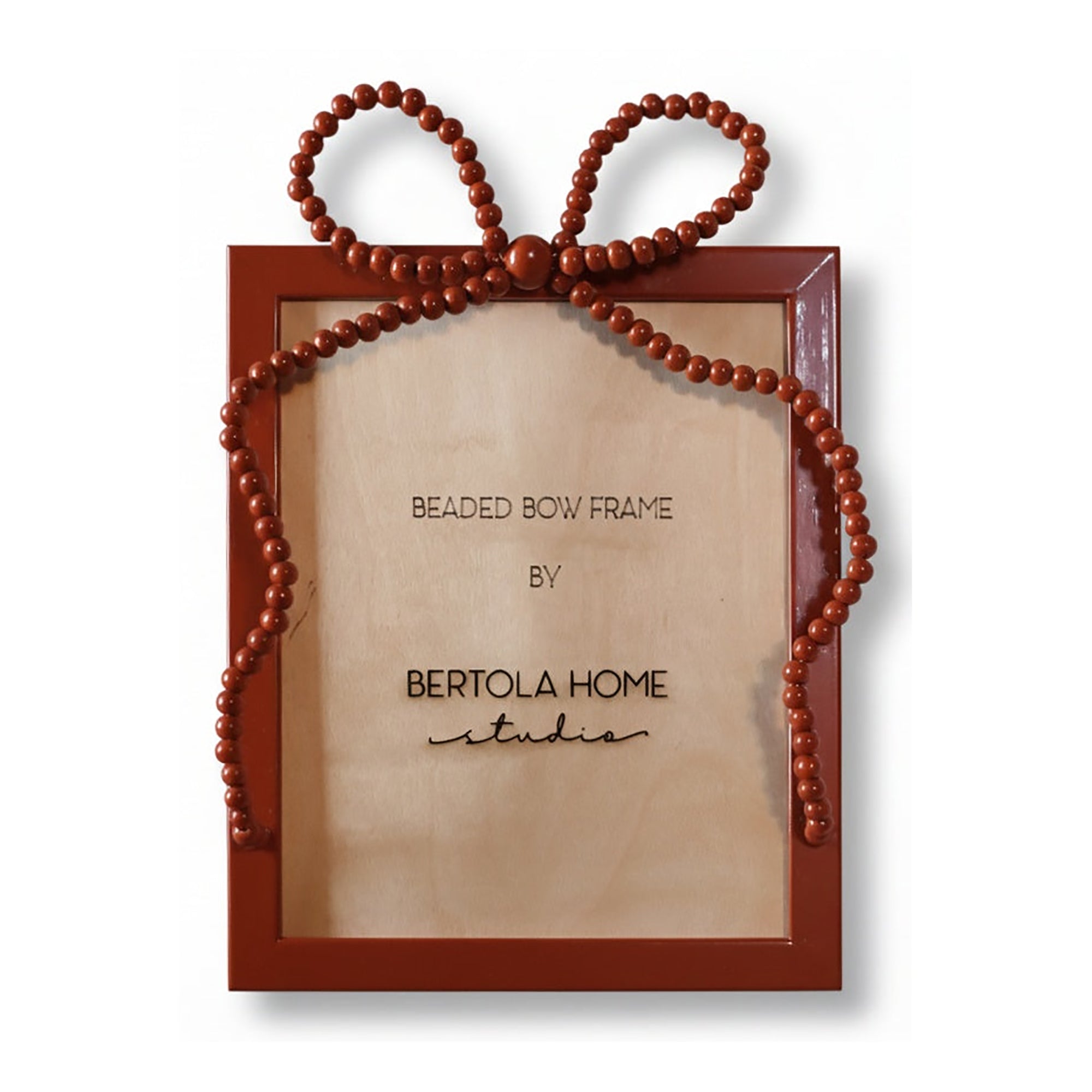 Beaded Bow Frame
