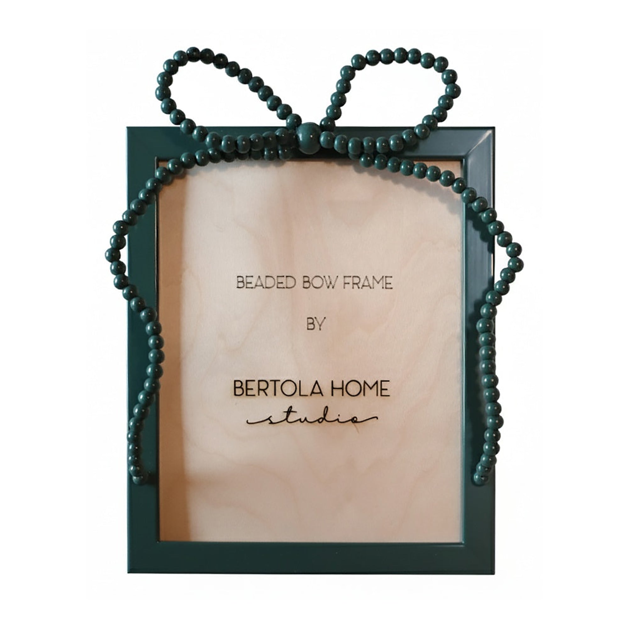 Beaded Bow Frame
