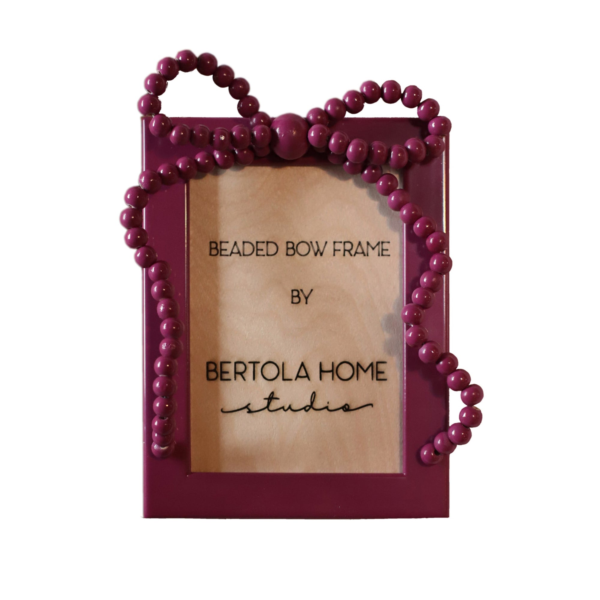Beaded Bow Frame