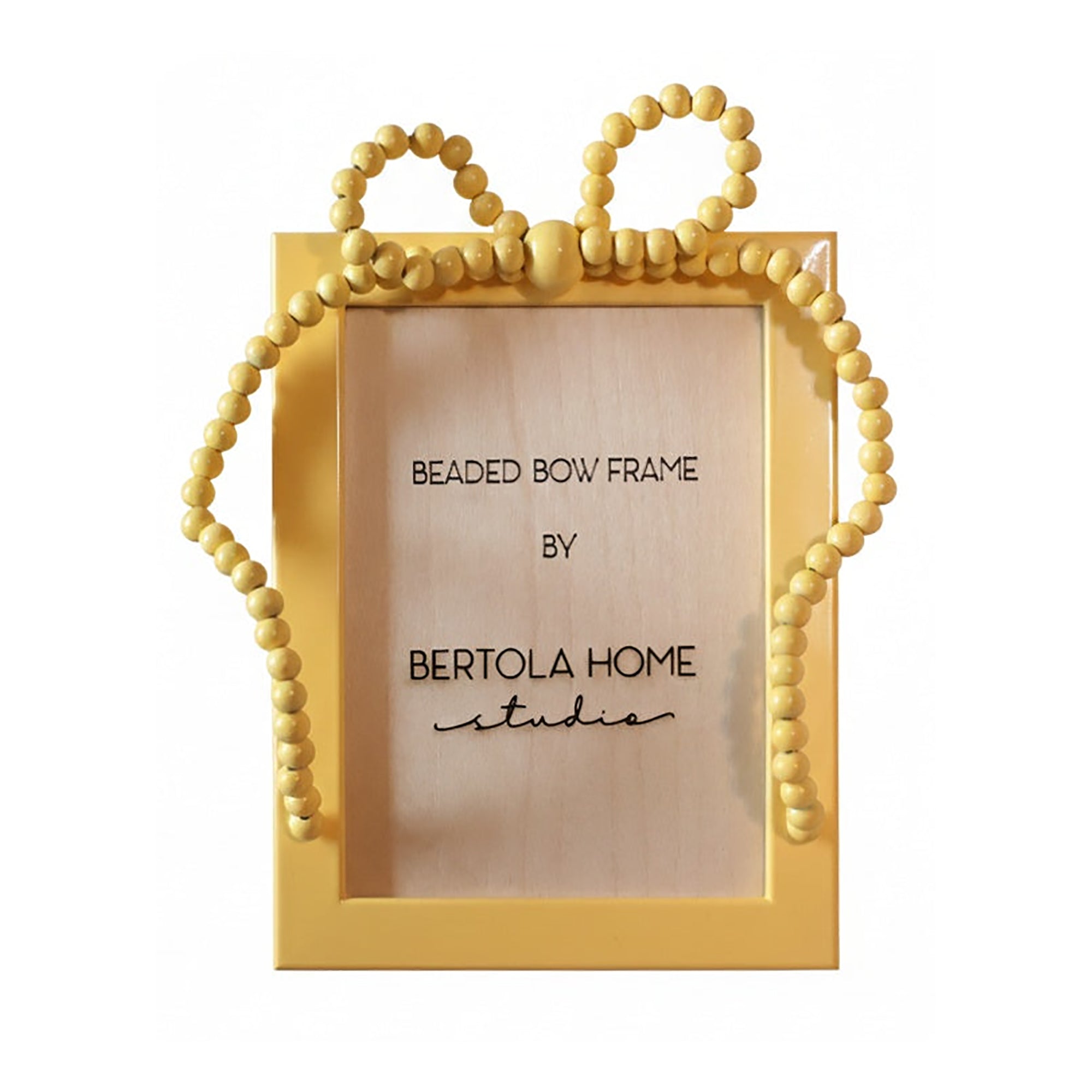 Beaded Bow Frame