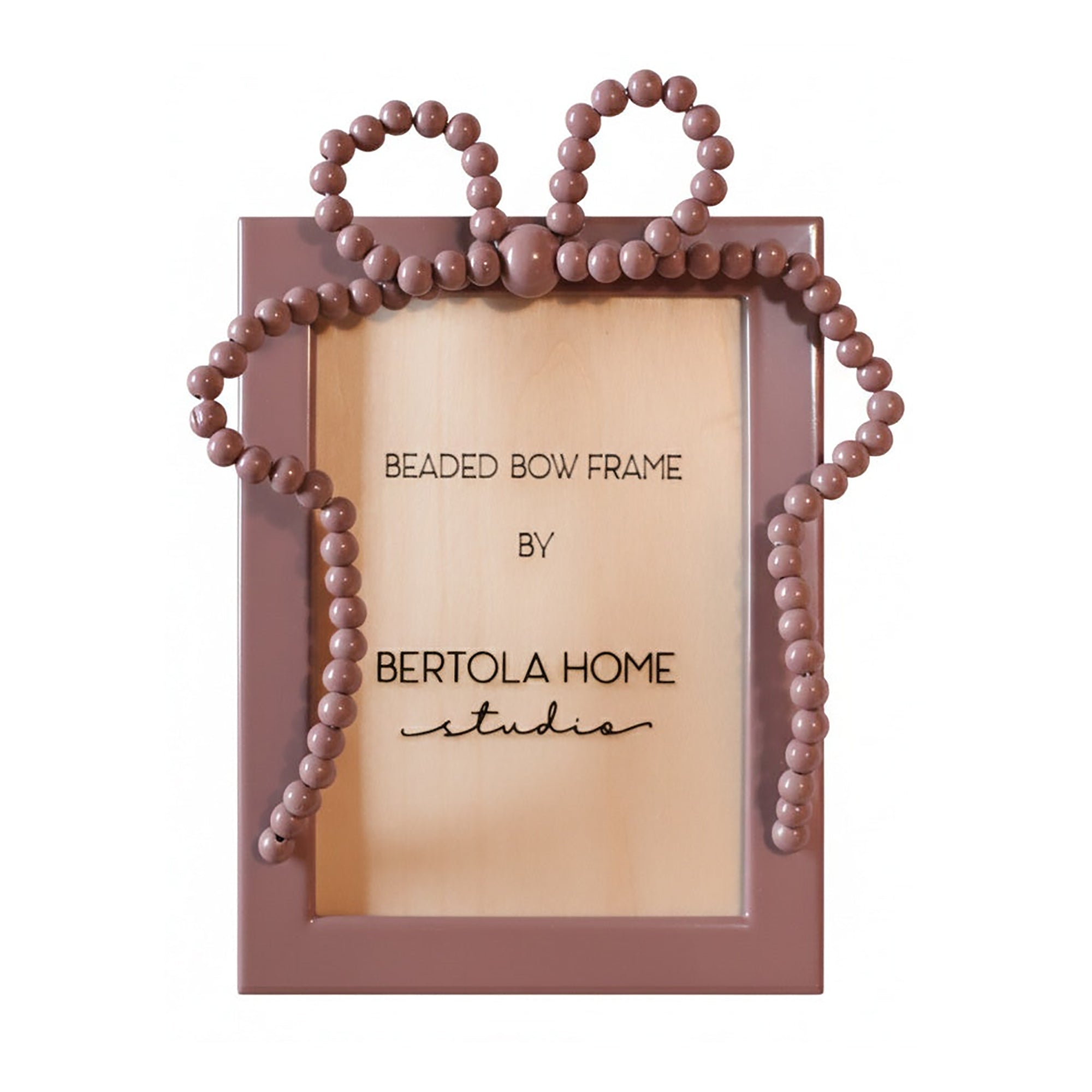 Beaded Bow Frame