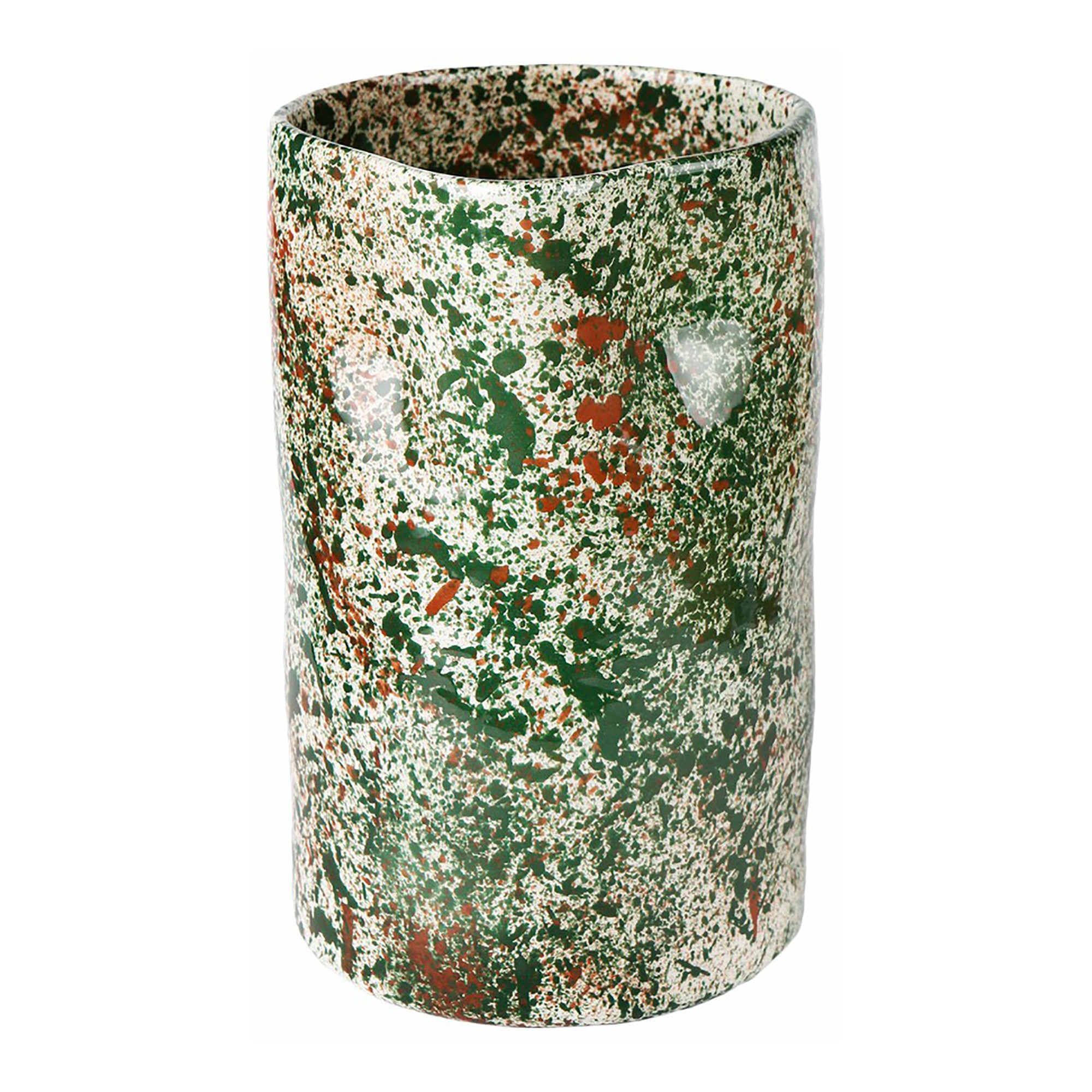 Forest splatter bunch vase