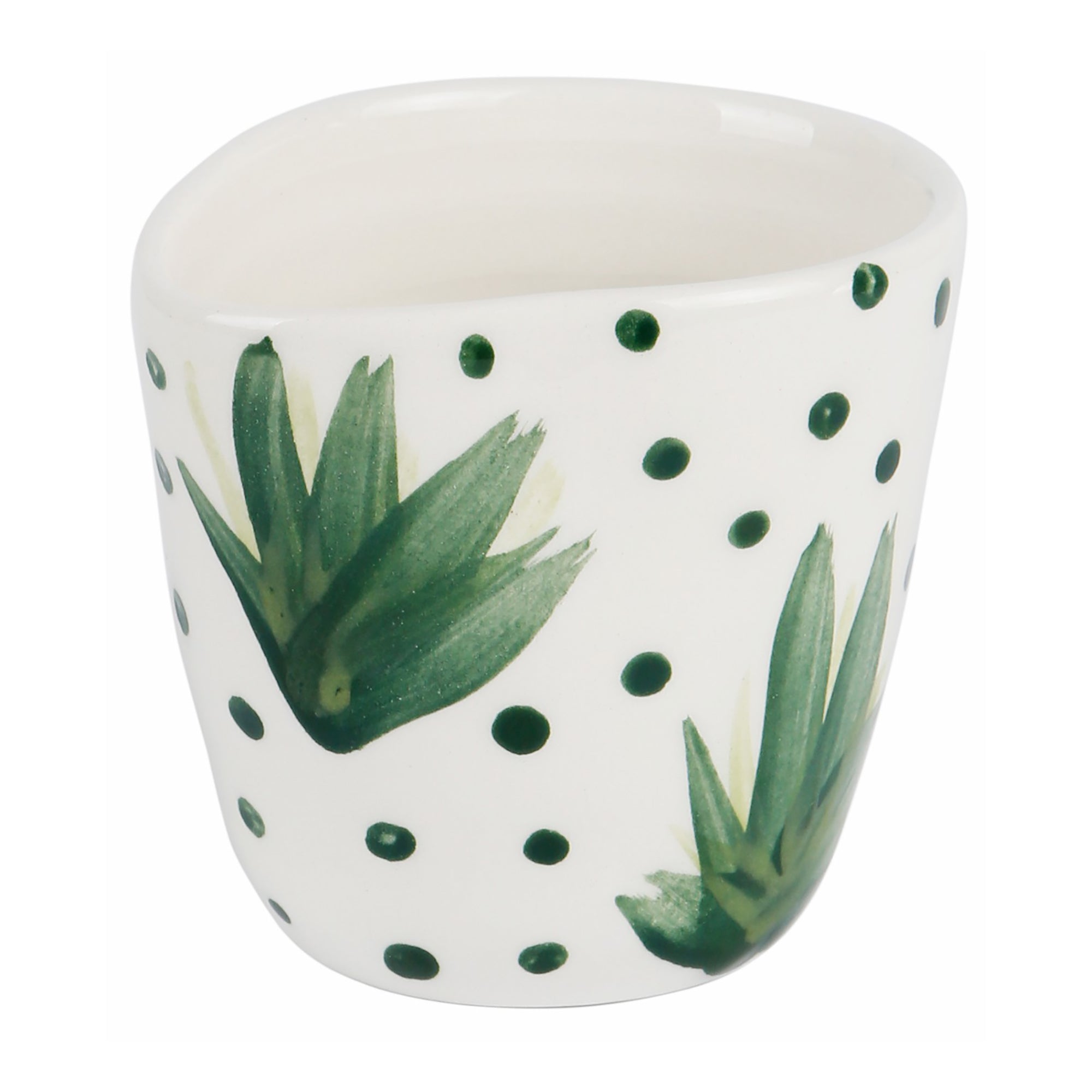 Plants & dots espresso cup