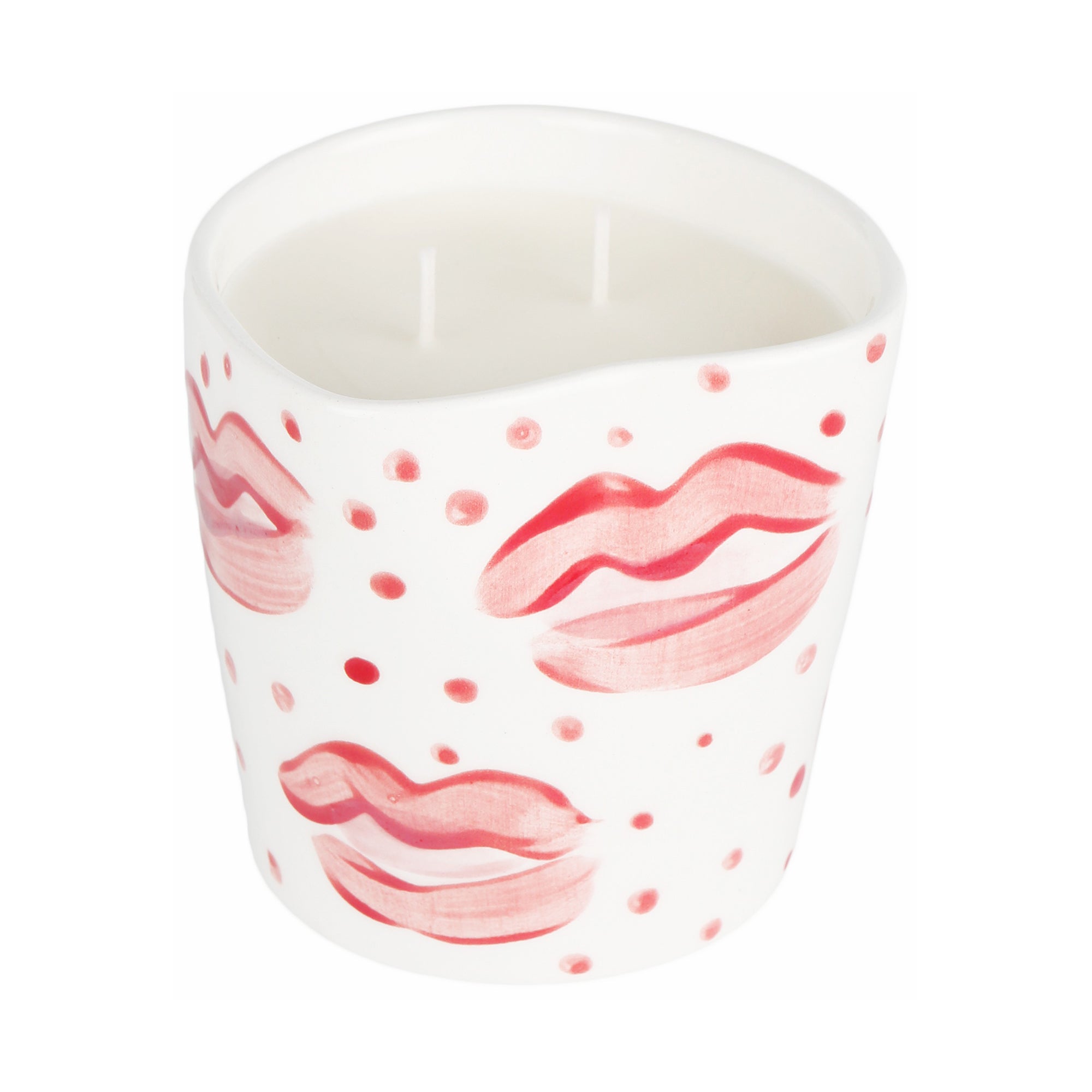 Kisses & dots candle