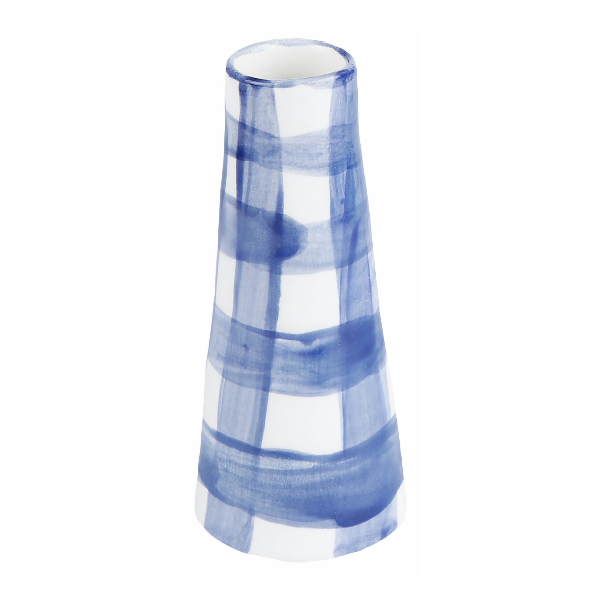Vichy blue stem vase