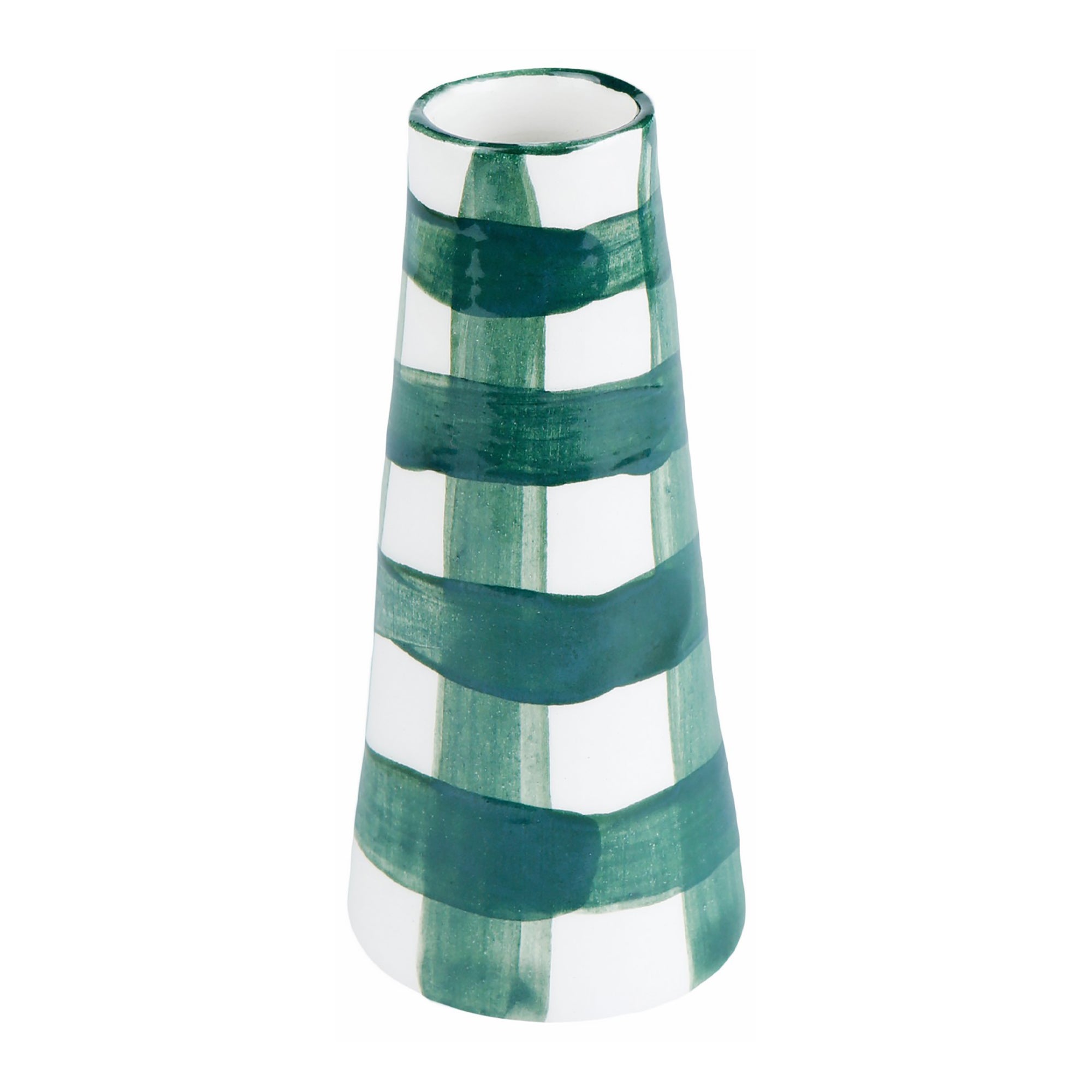 Vichy green stem vase