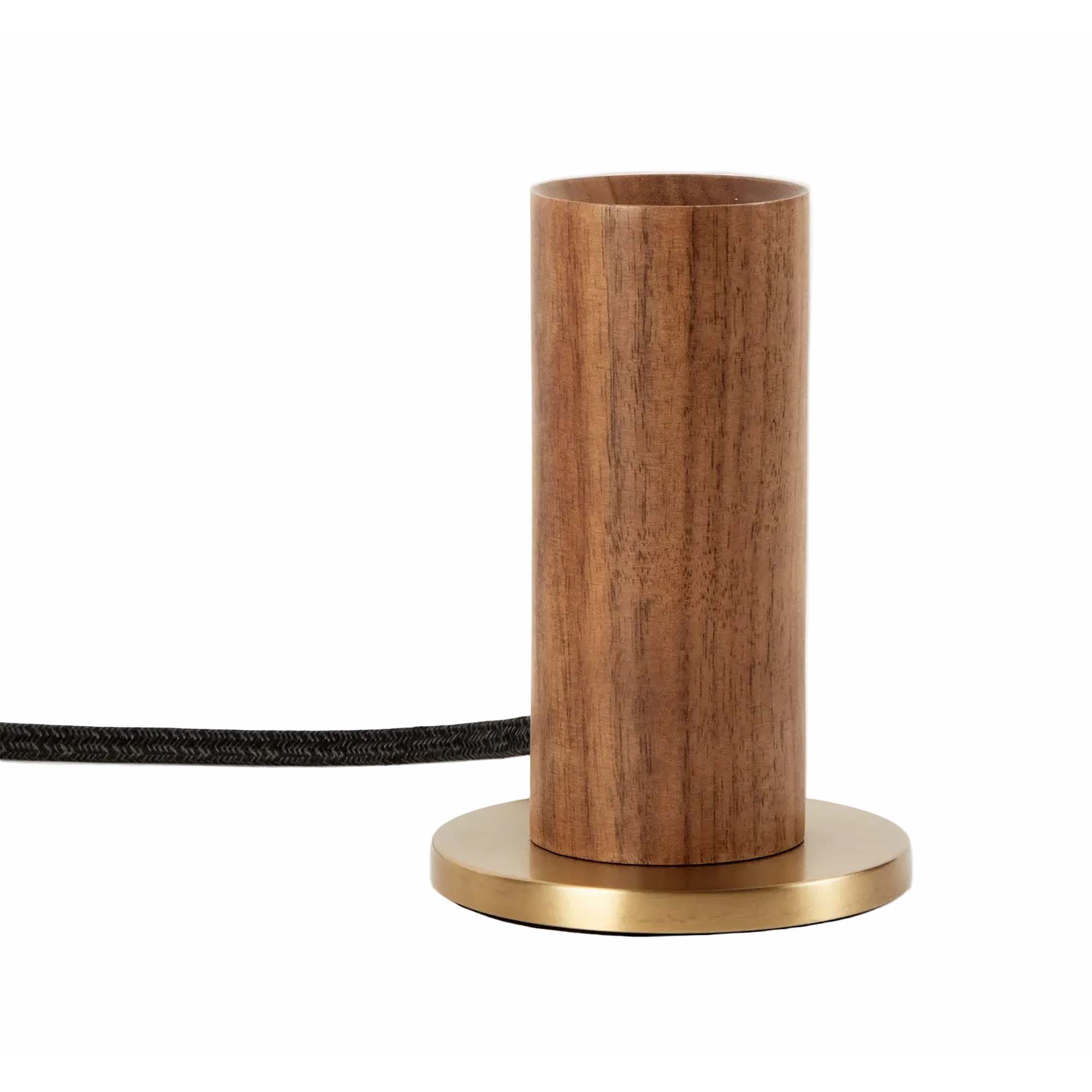 Knuckle Table Lamp in Walnut