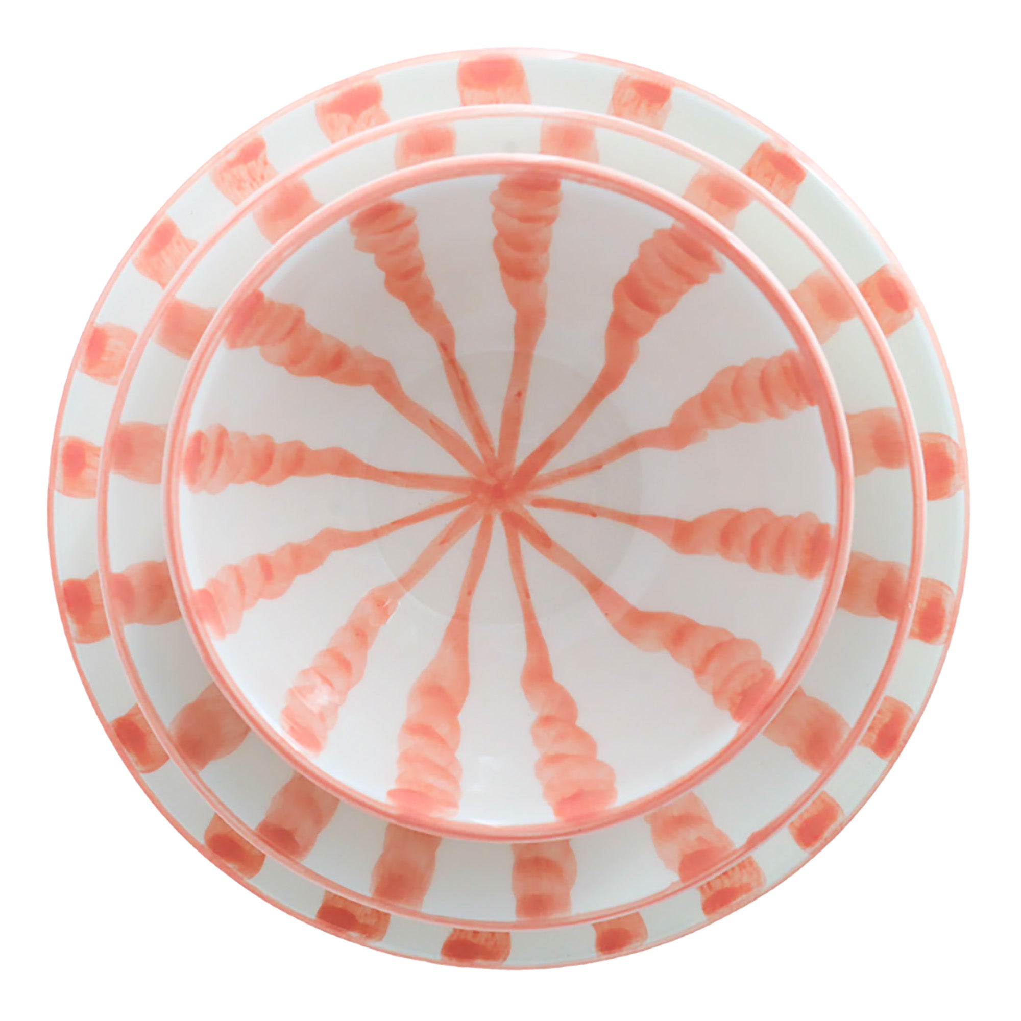 Wave Dinner Set - Blush - 3 Piece