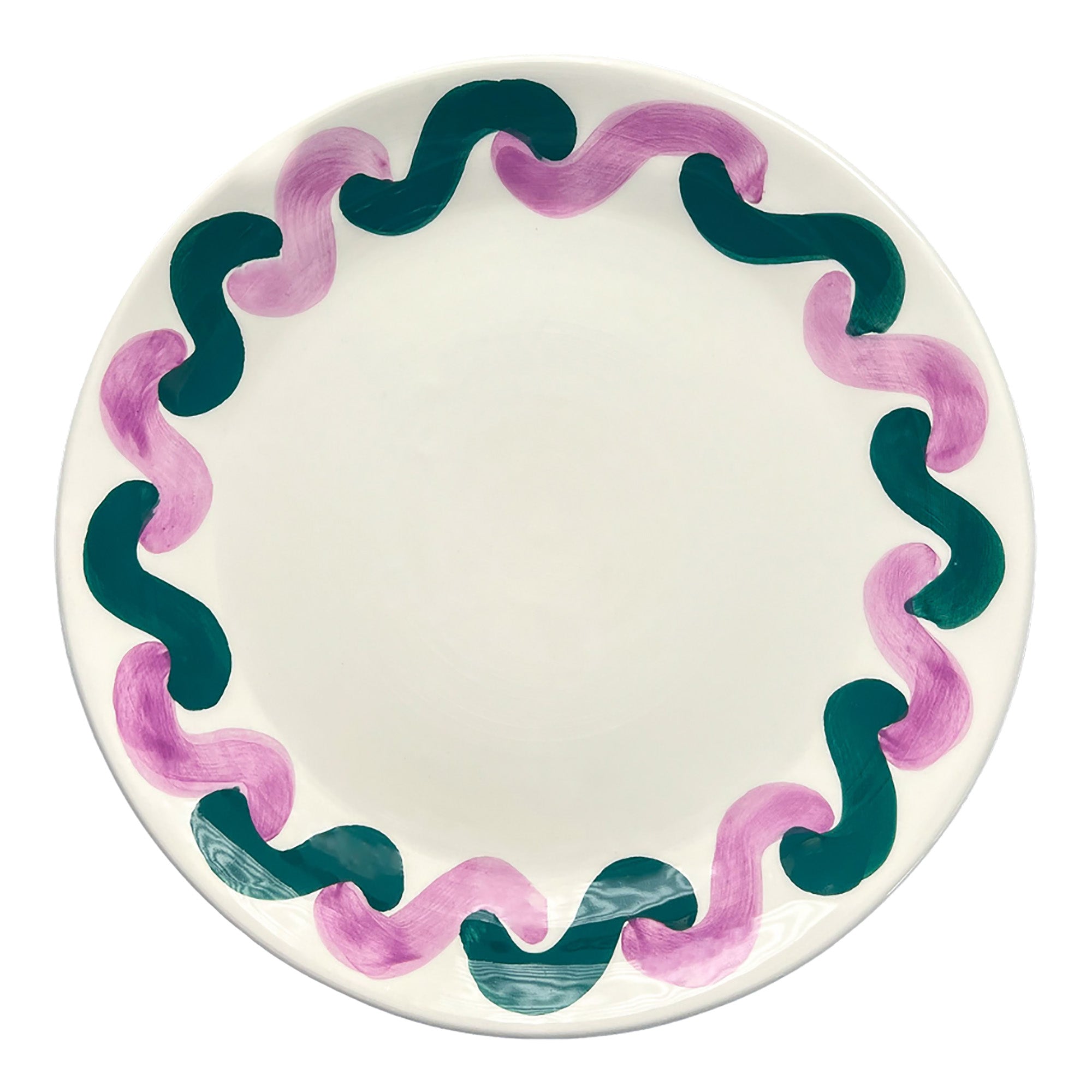 Onder Serving Plate - Lilac & Green