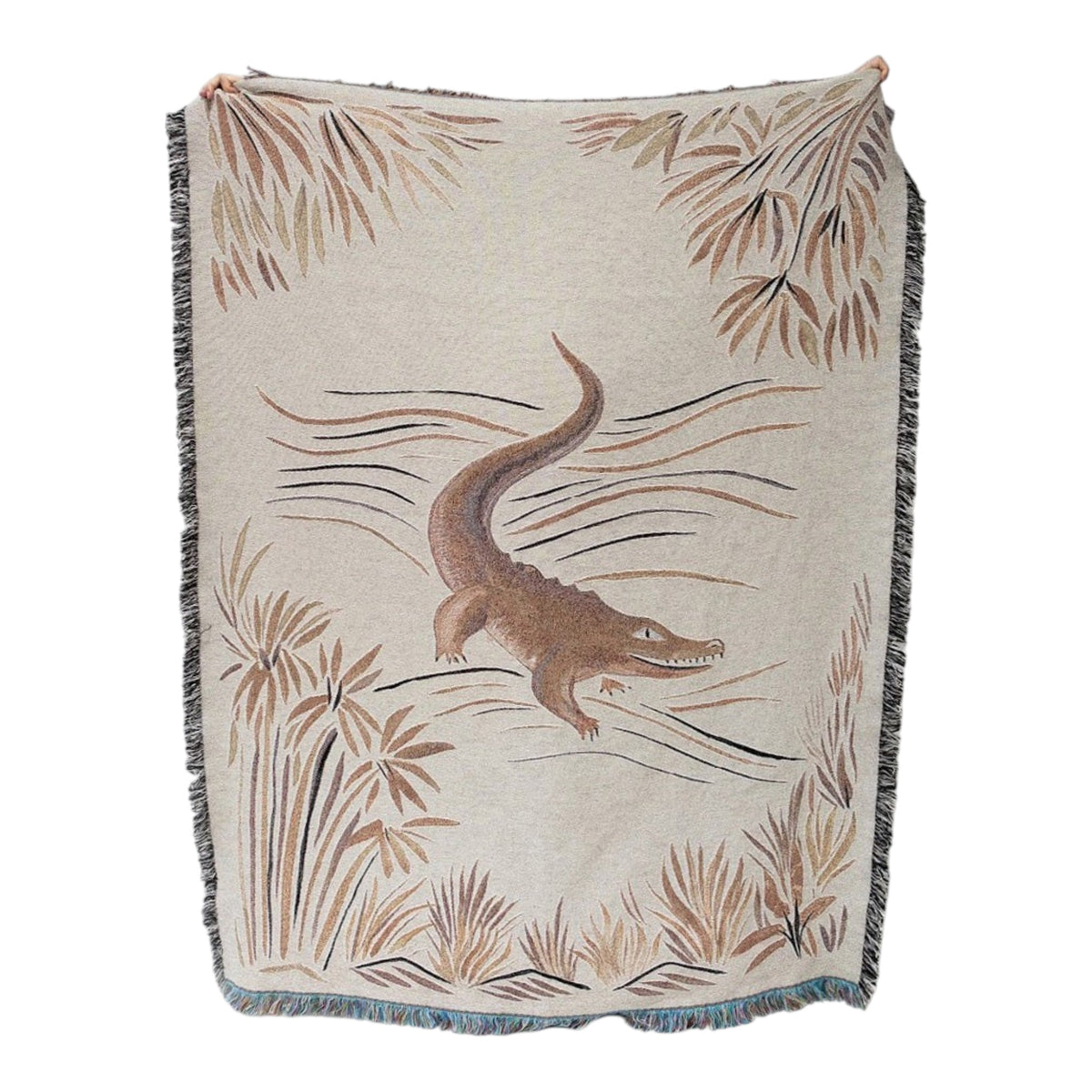 Croc Monsieur - Recycled Cotton Woven Throw
