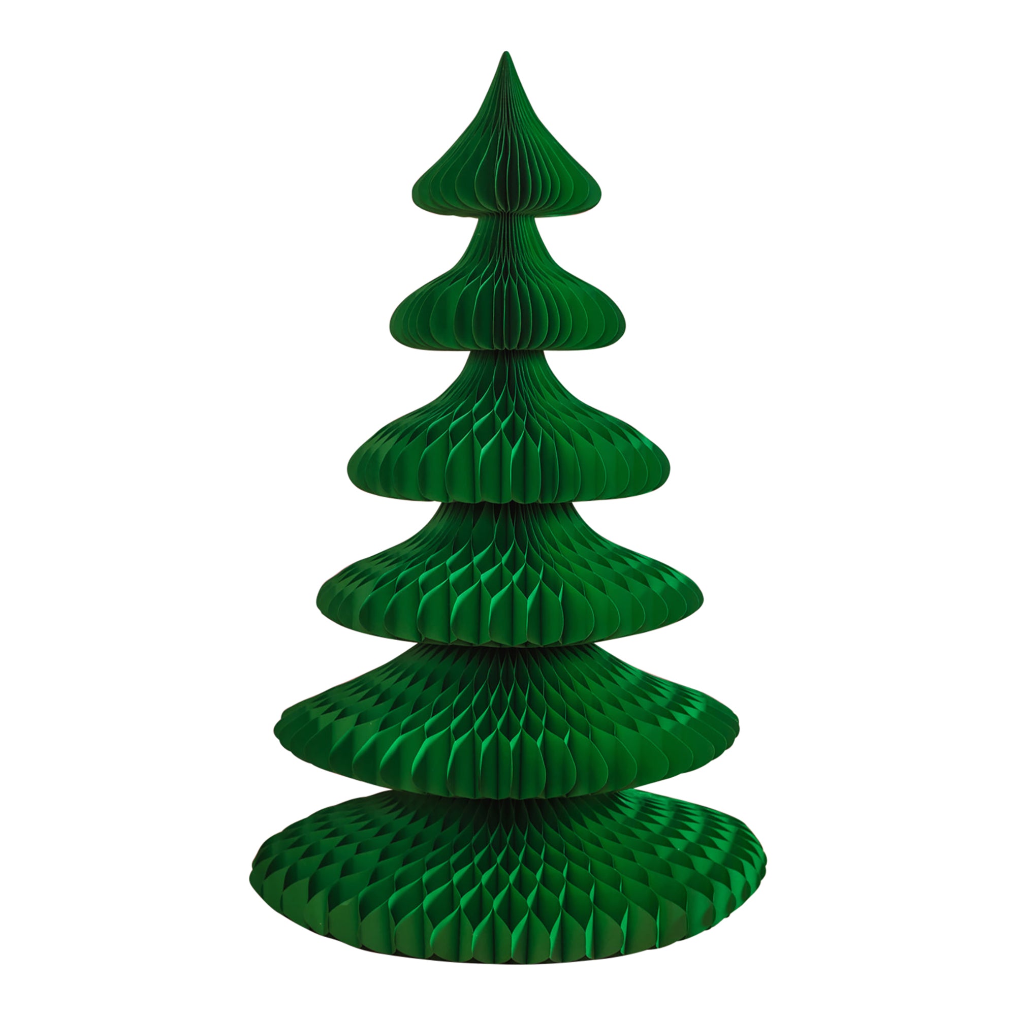 Green Honeycomb Origami Paper Tree