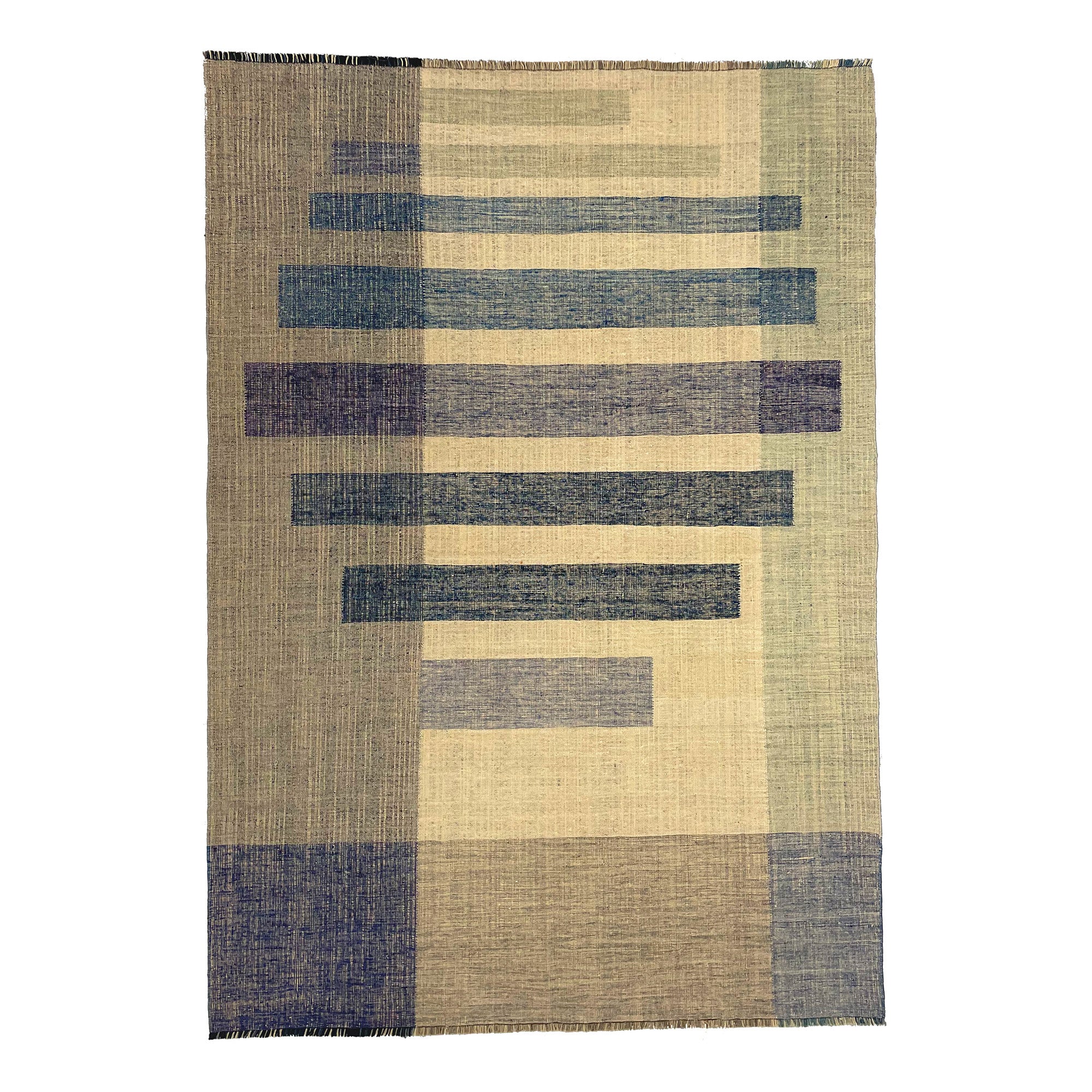 Blue Circle Large Rug