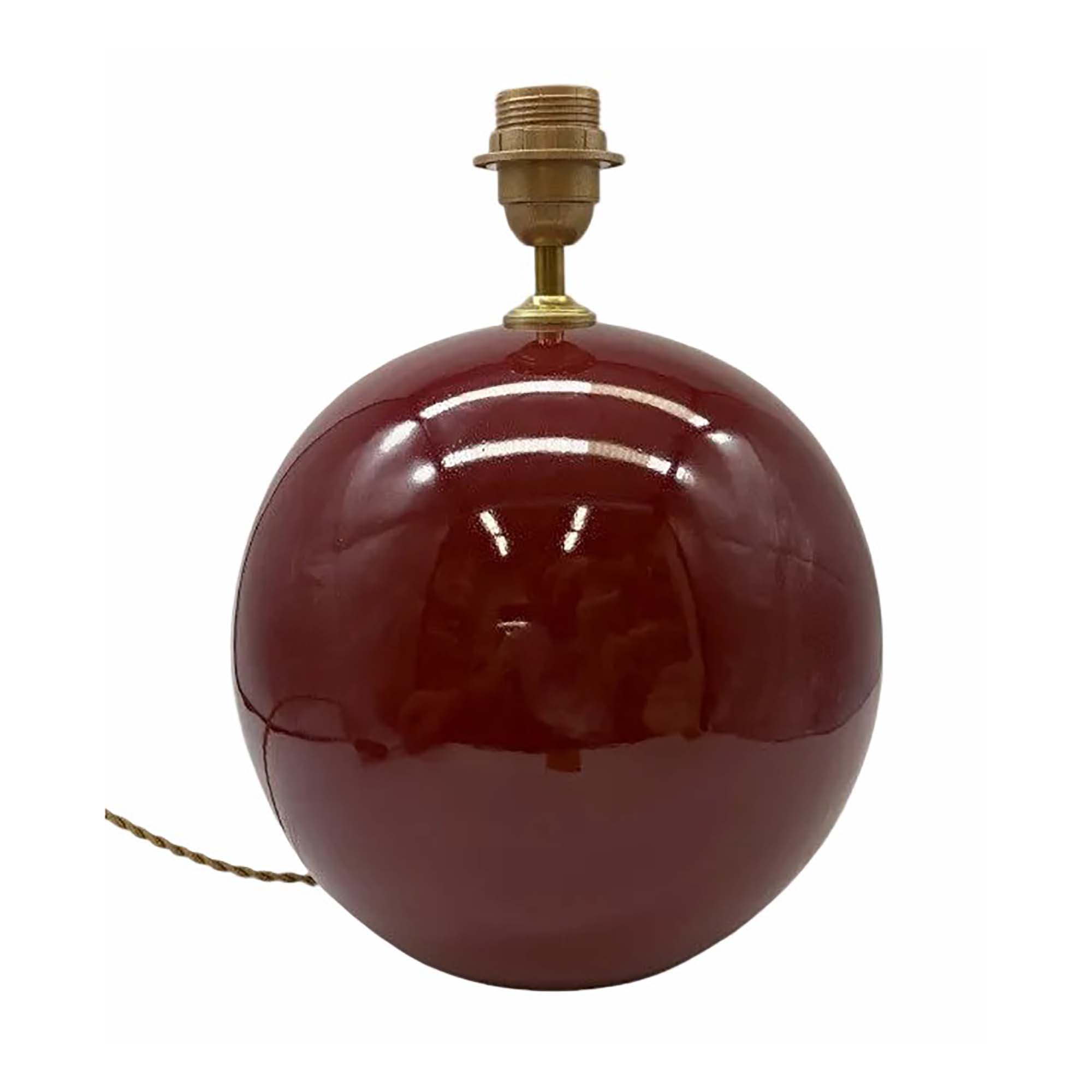 Ceramic Sphere Lamp Base