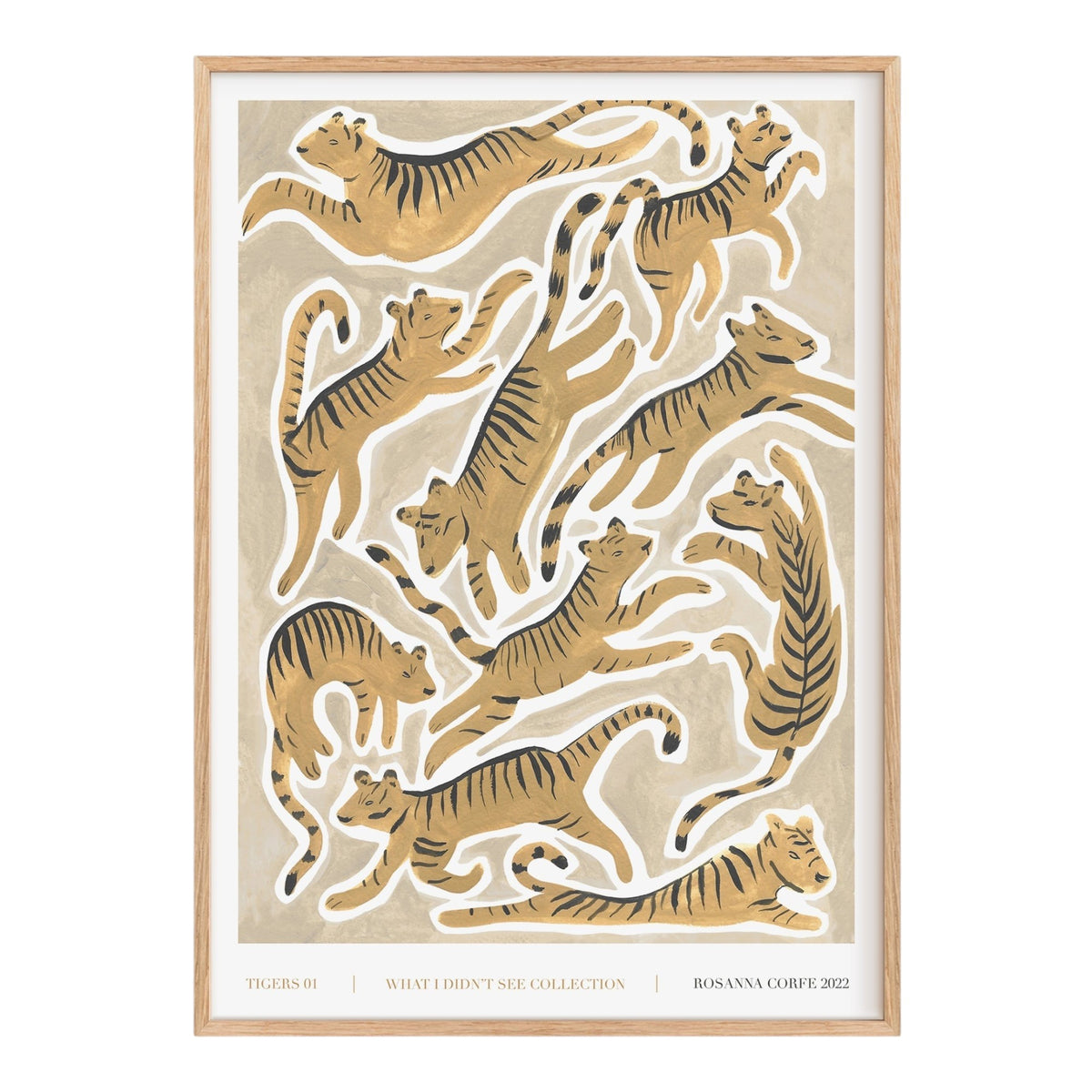 Tigers 01 Art Print
