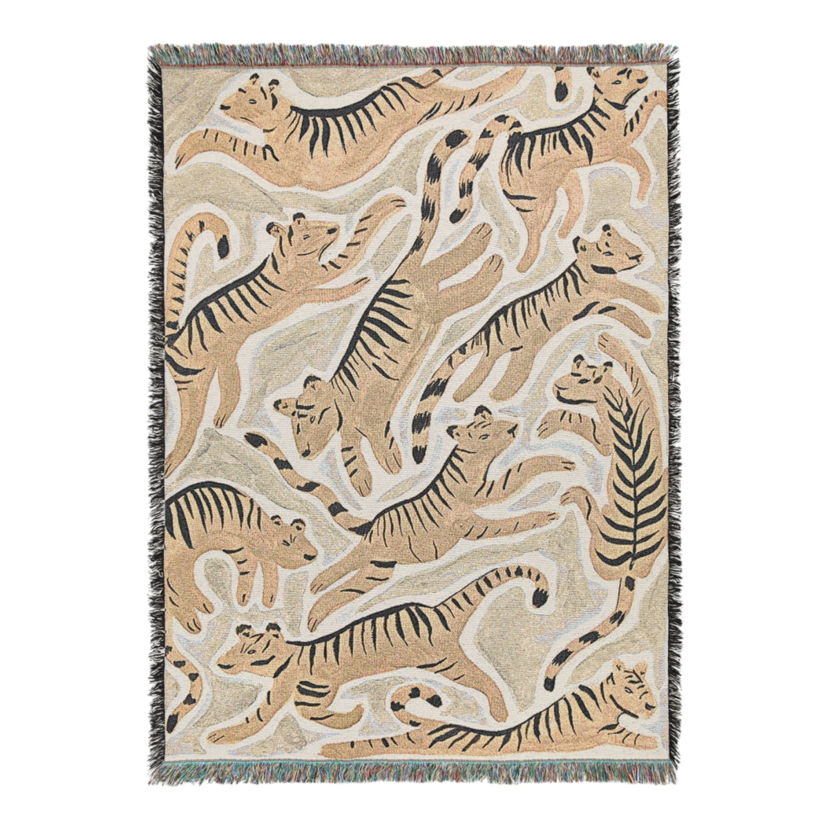 Tigers - Recycled Cotton Woven Throw