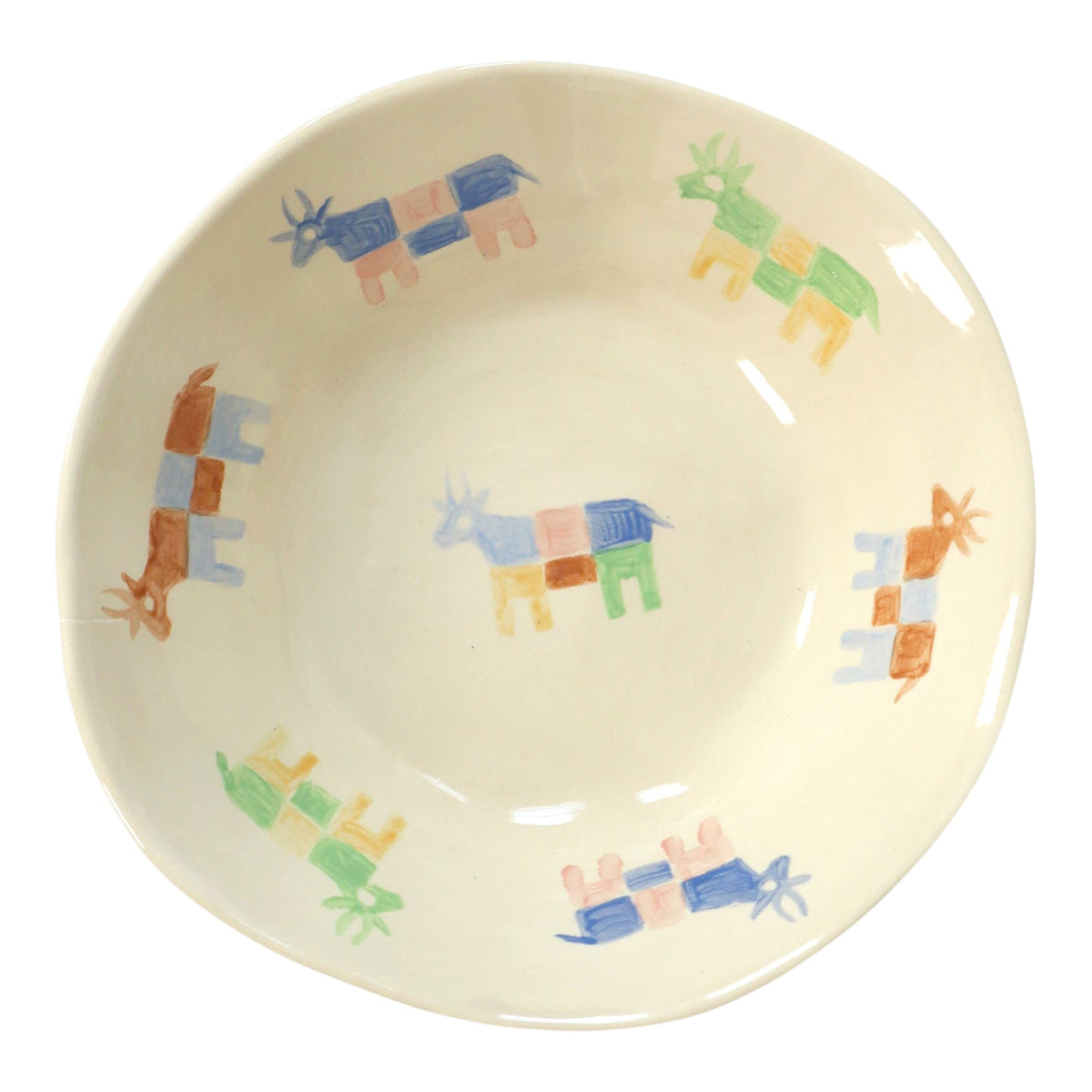 'Moo' Hand Painted Cows Bowl