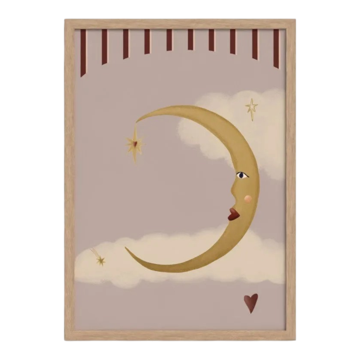 La Lune d'Amour Art Print