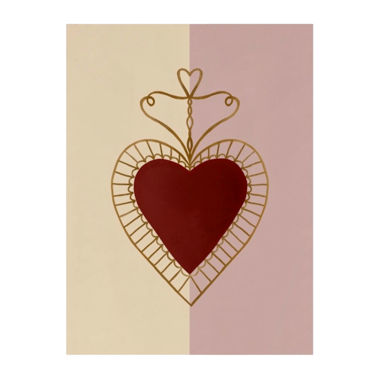 Love Heart Art Print