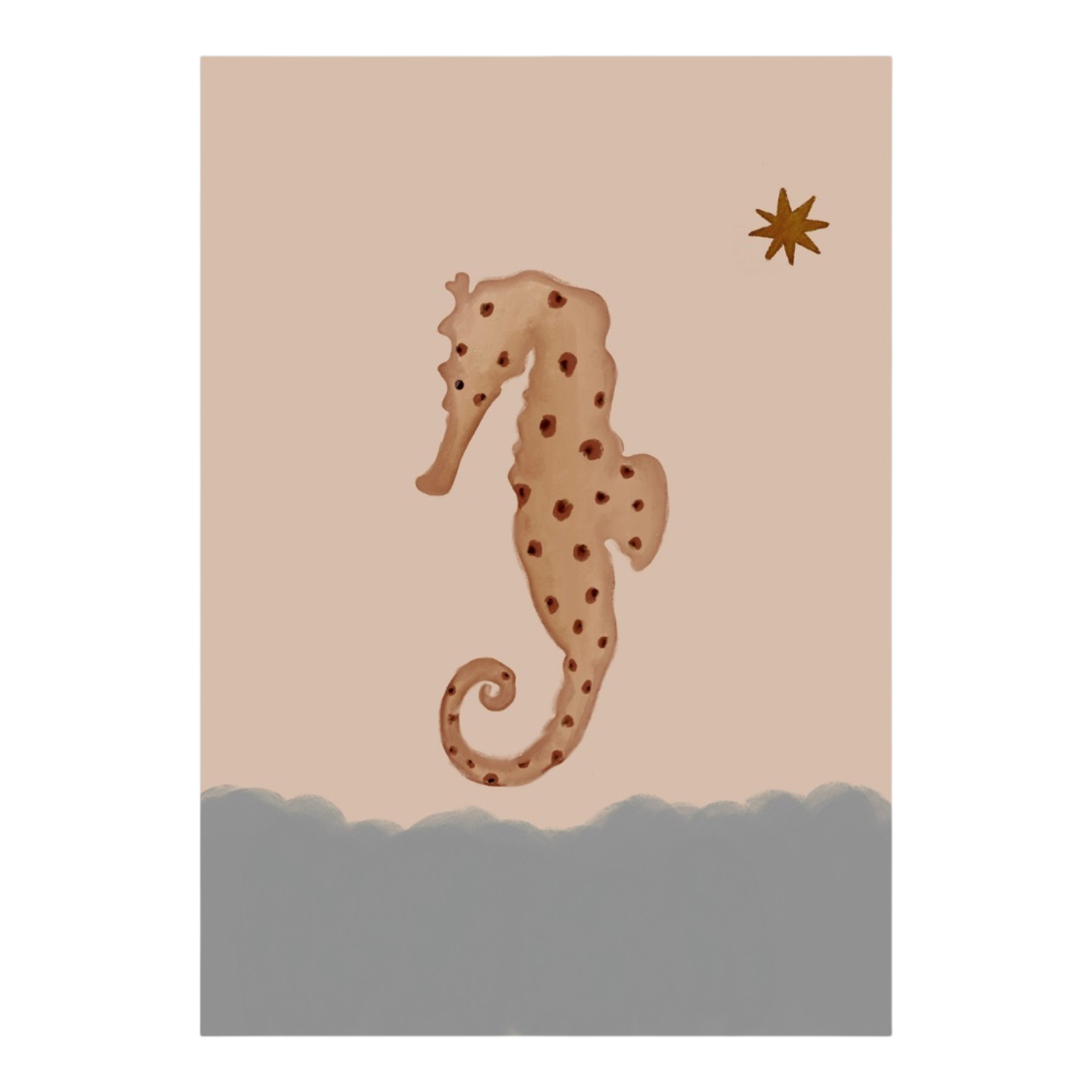 The Seahorse Art Print