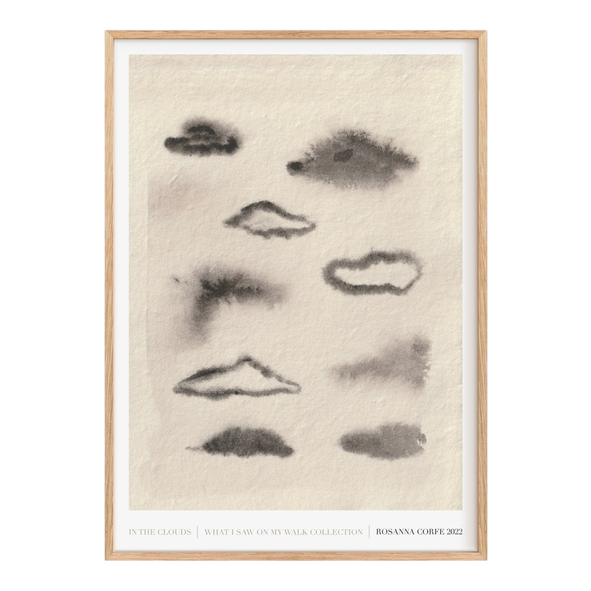 Clouds Neutral Art Print
