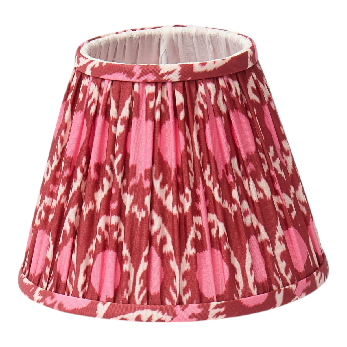 Pink and Red Ikat Lampshade