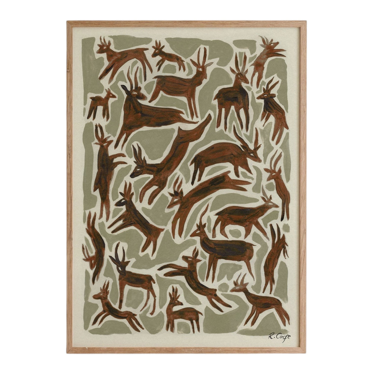 Deer Art Print