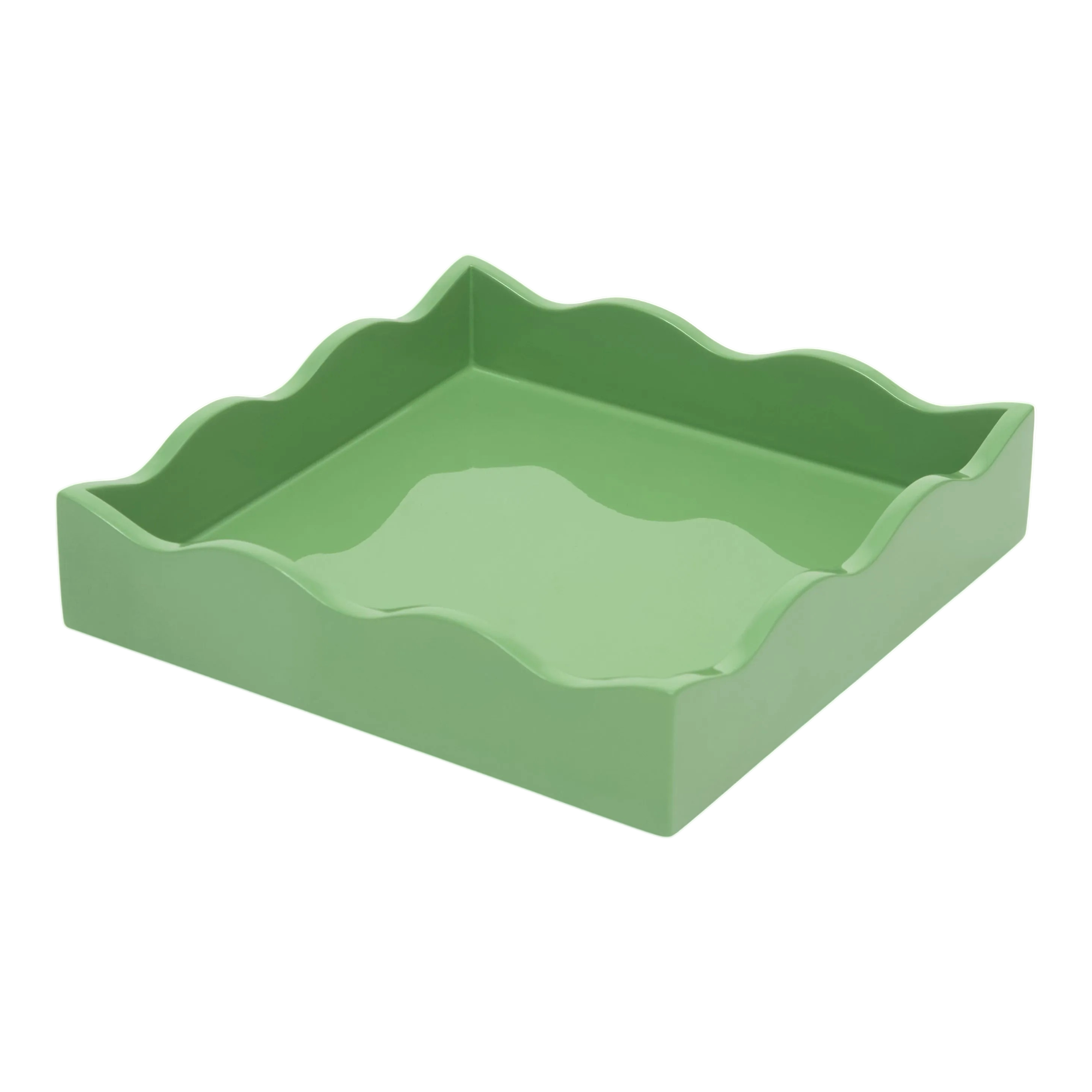 Square Allegra Tray in Green