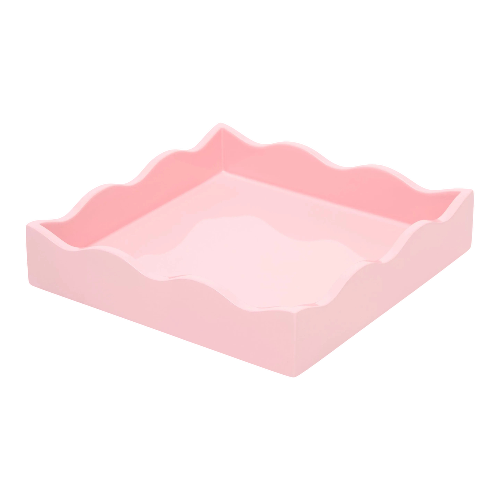 Square Allegra Tray in Pink