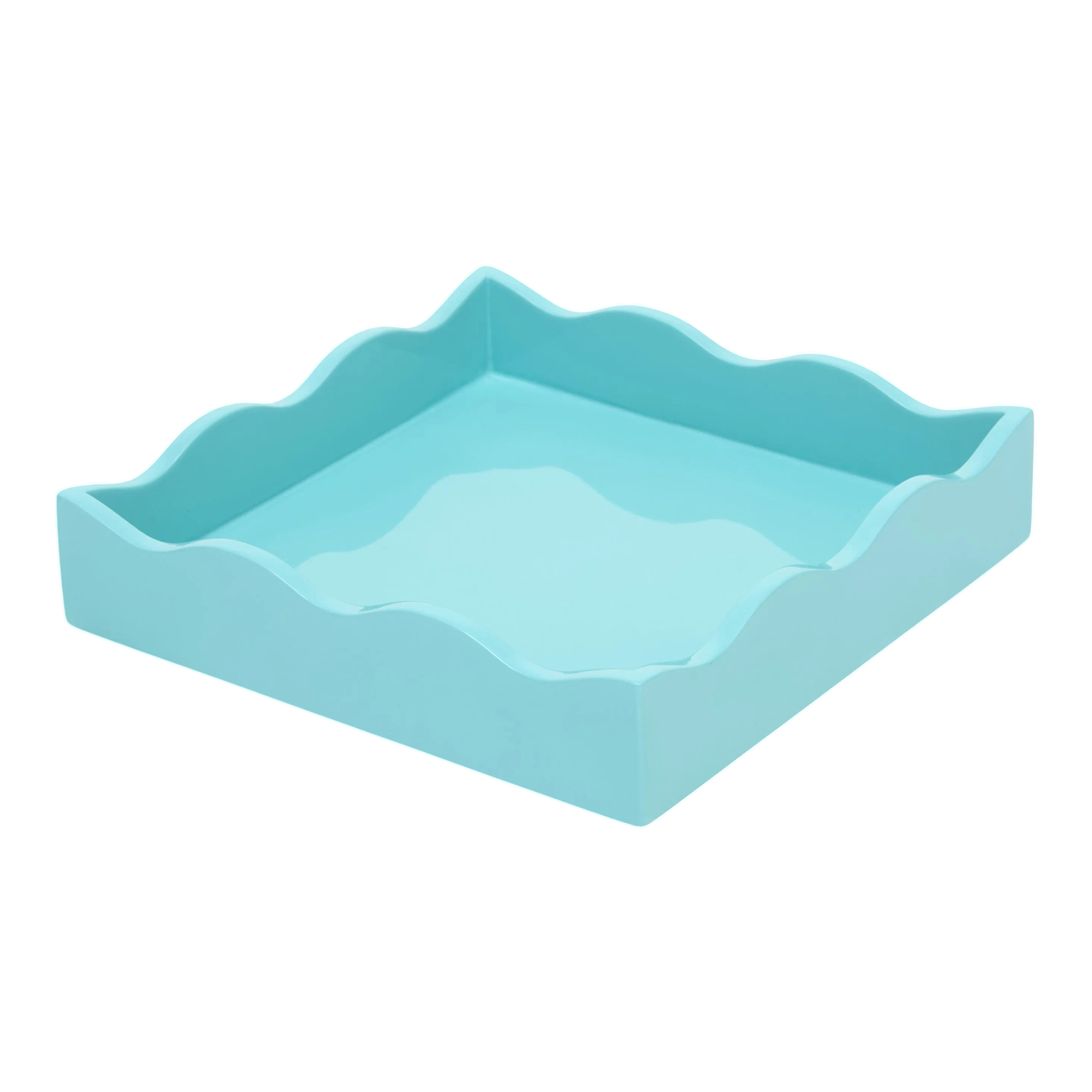 Square Allegra Tray in Blue