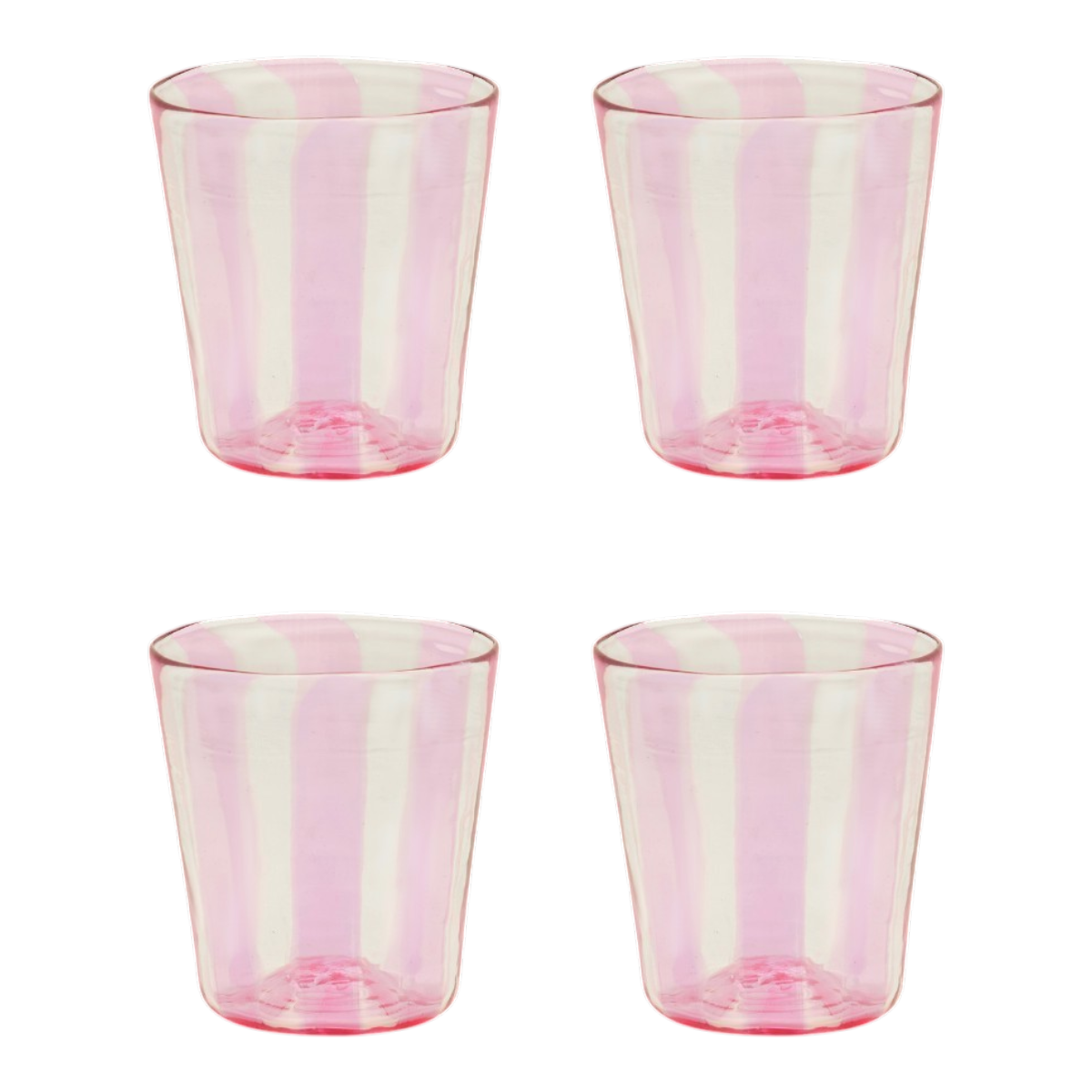 The Giorgio Tumbler in Amethyst, Set of Four