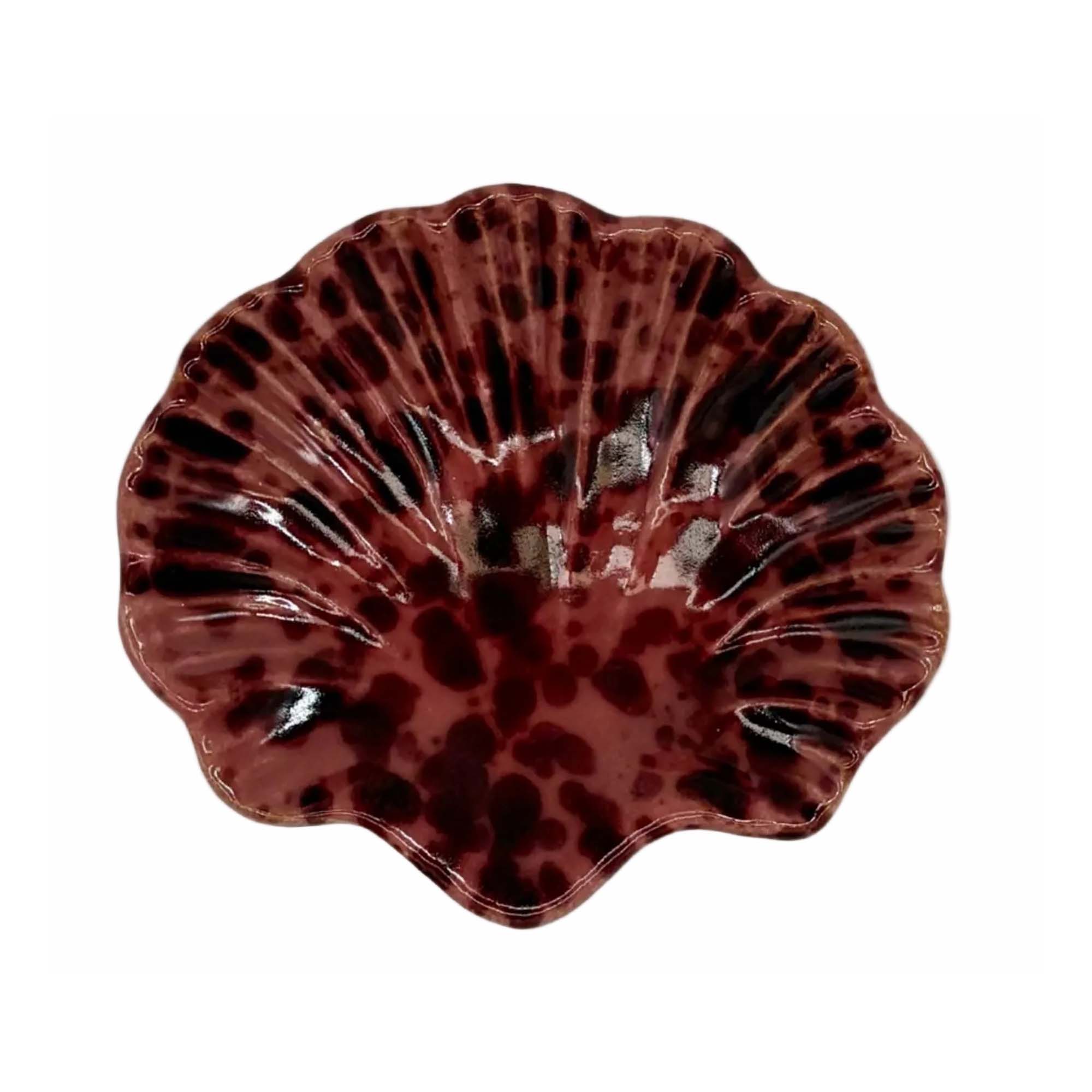 Splatterware Shell Dish