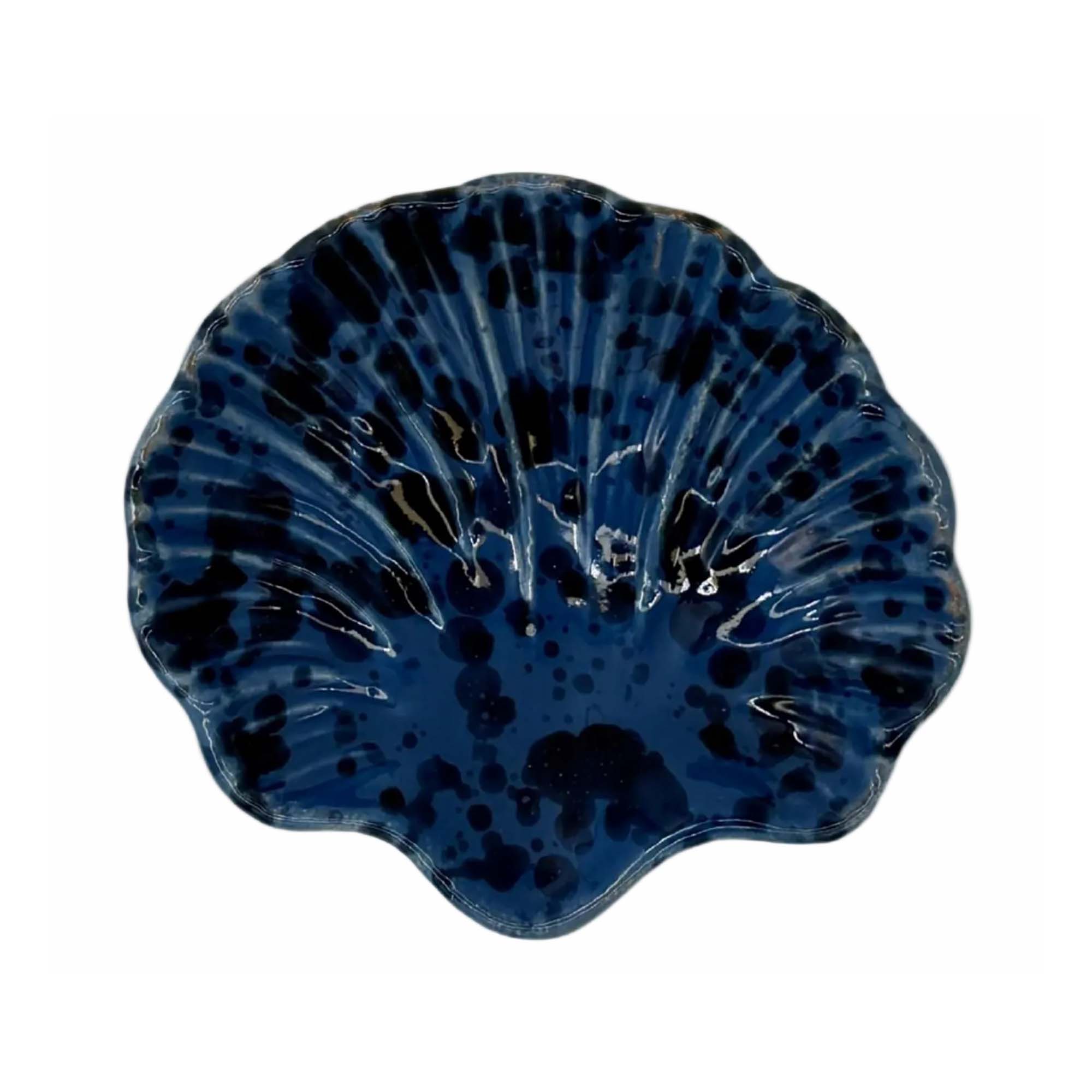 Splatterware Shell Dish