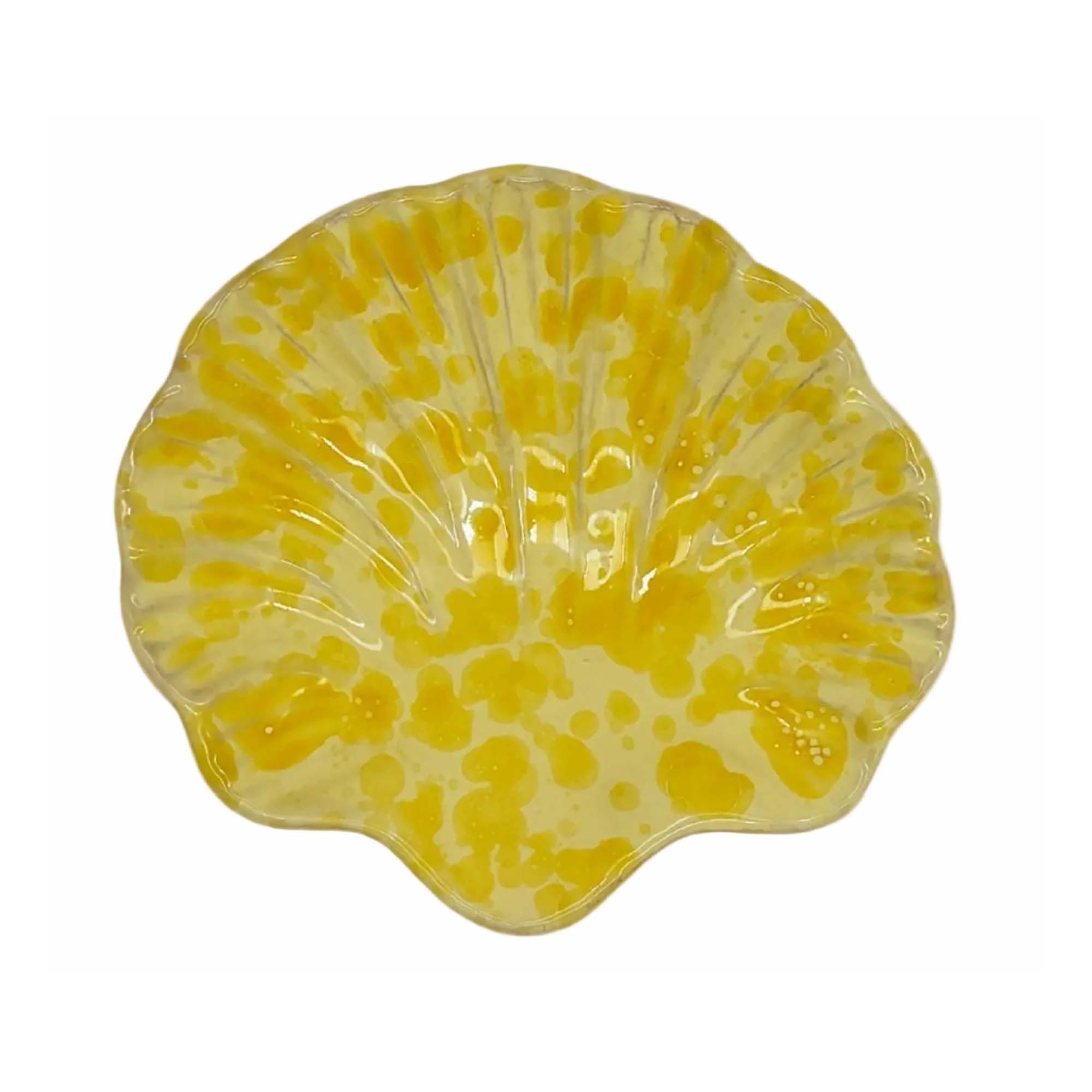 Splatterware Shell Dish