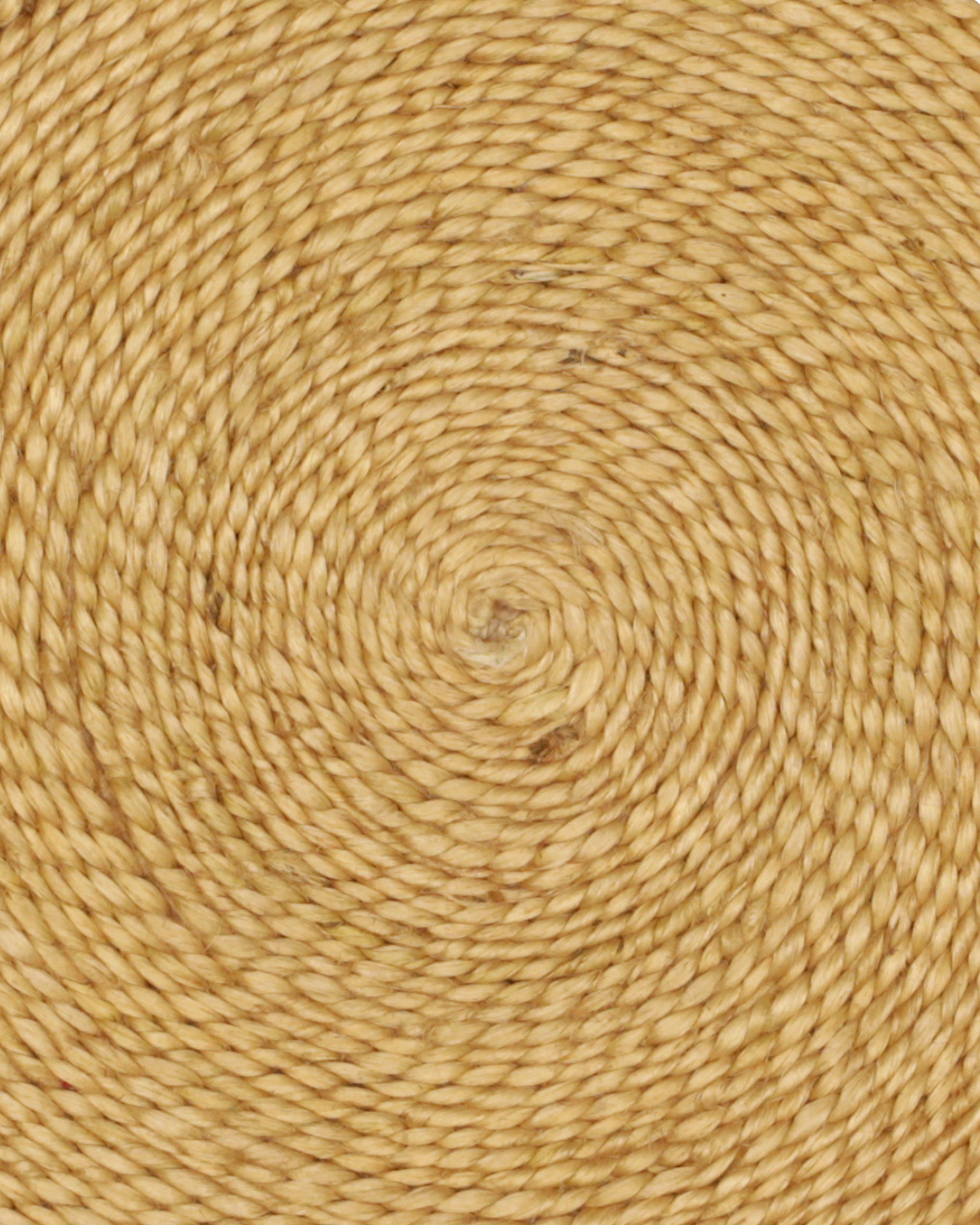 Round Jute Placemats, Set Of Four - Natural