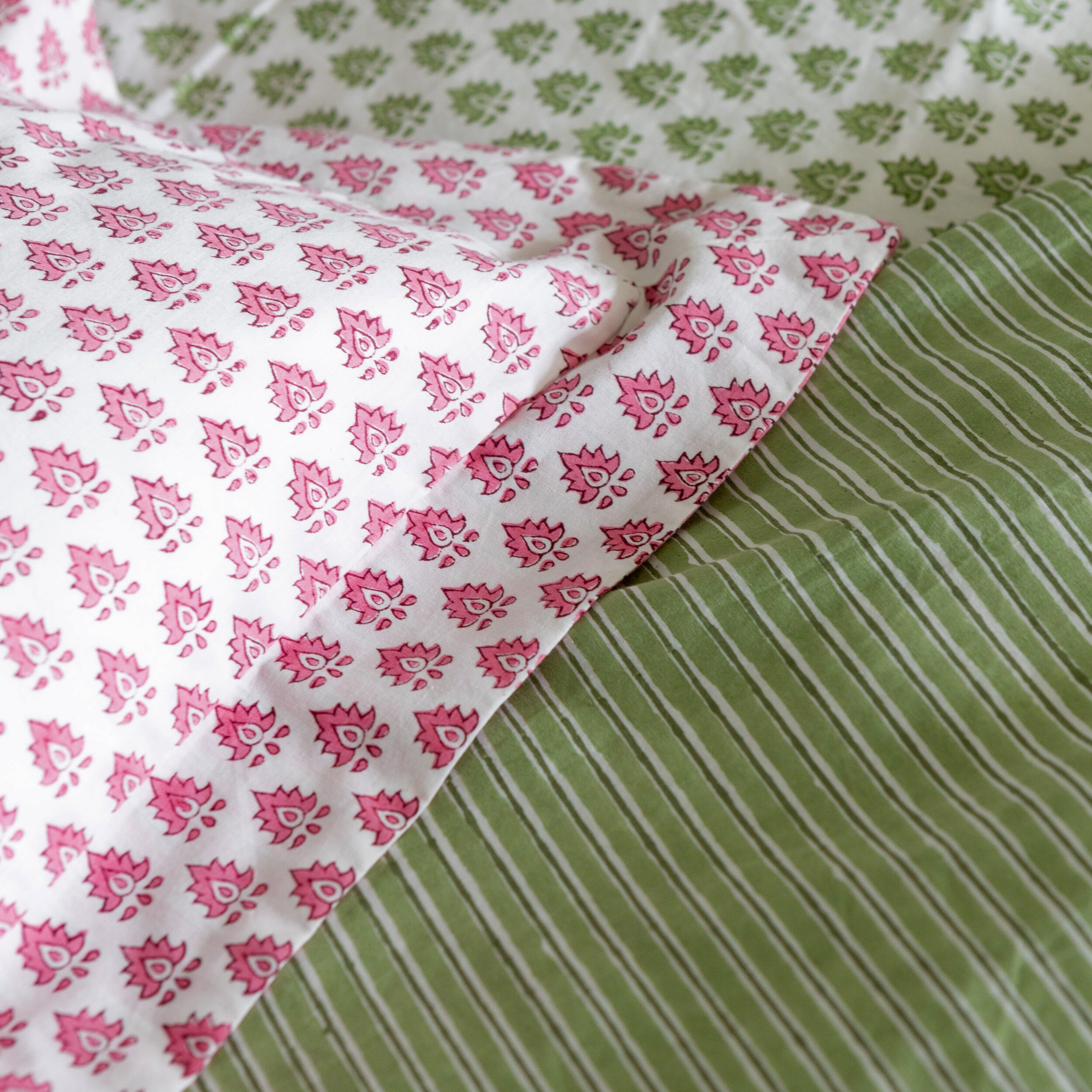 Pink Pomily Baby Pillowcase