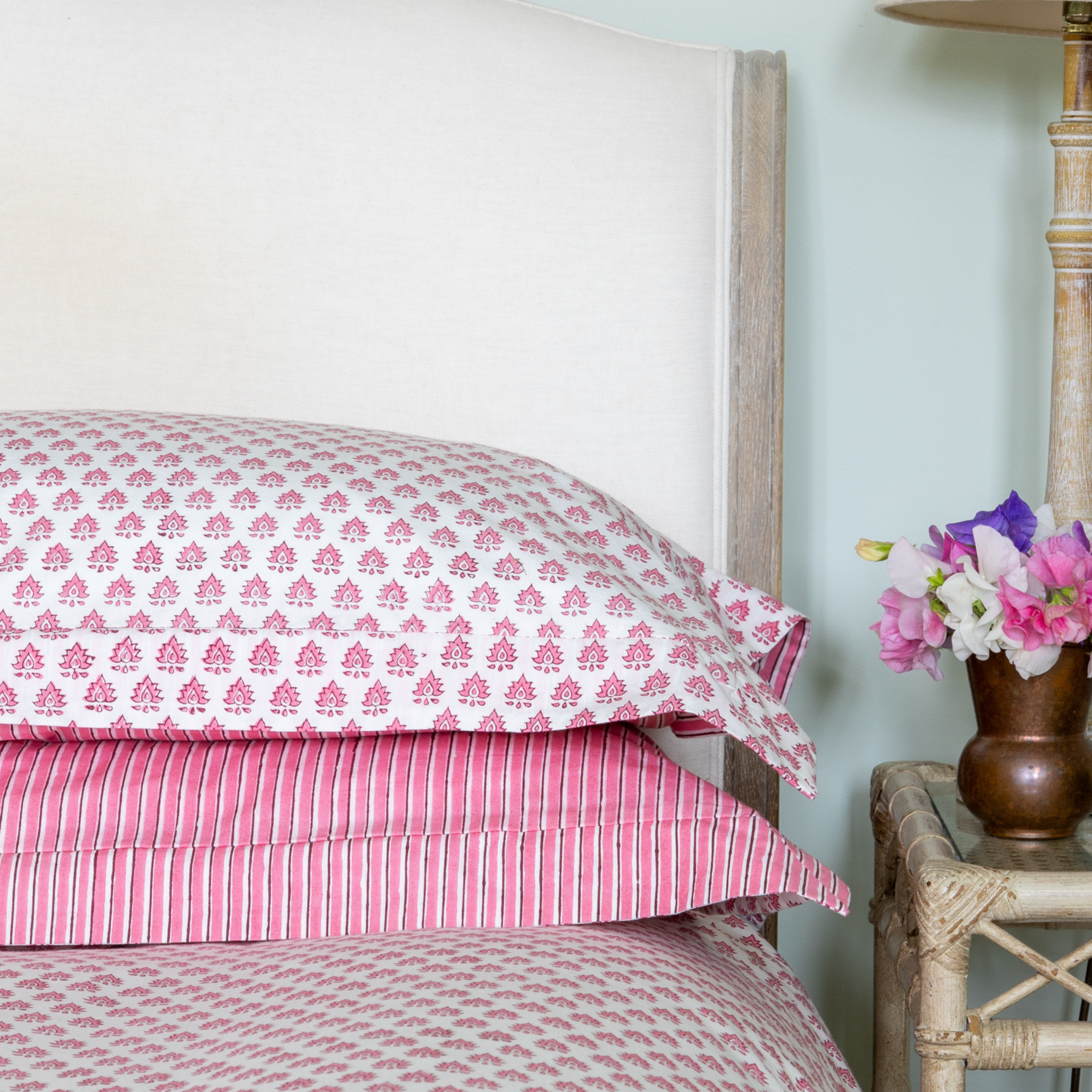 Pink Pomily Baby Pillowcase