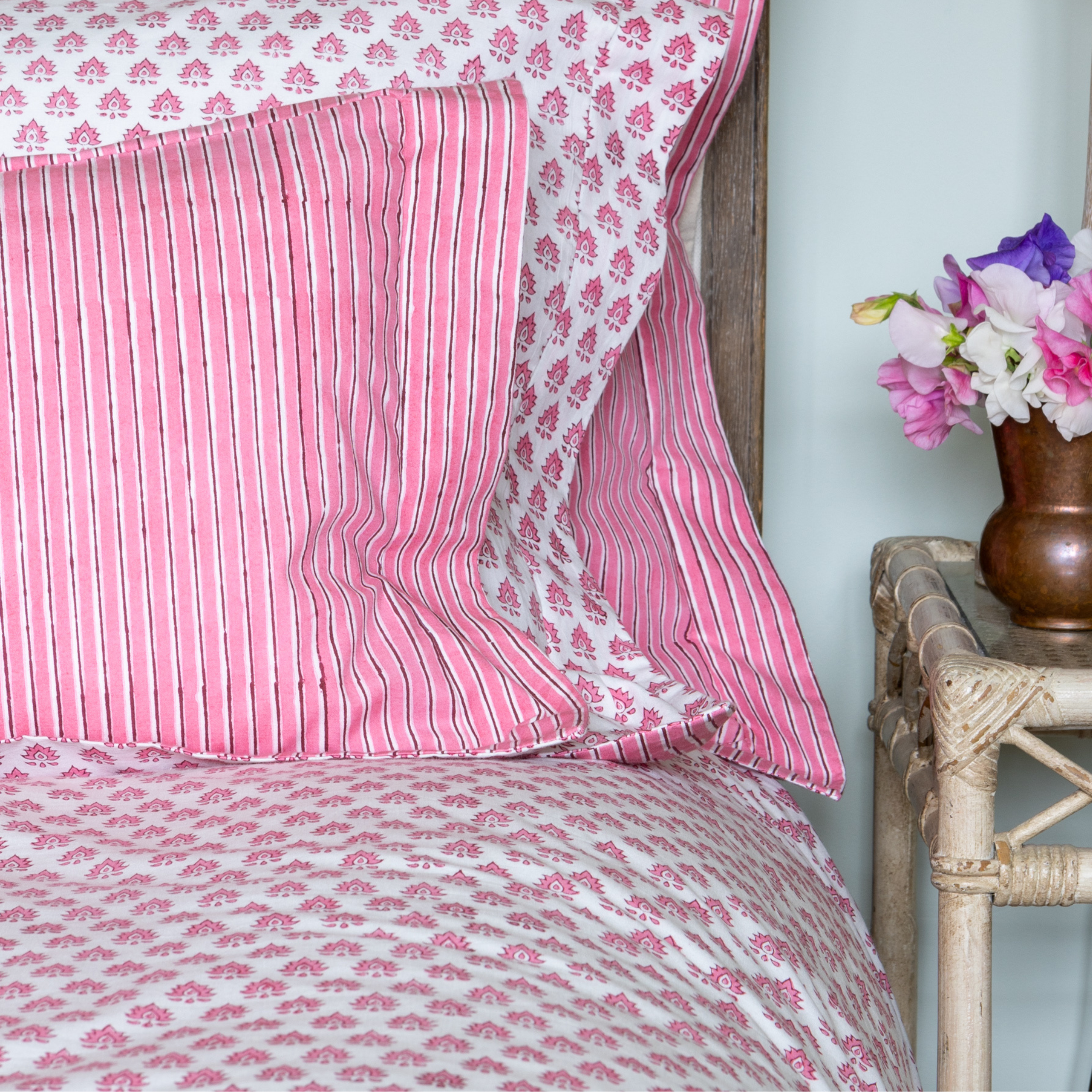 Pink Pomily Baby Pillowcase