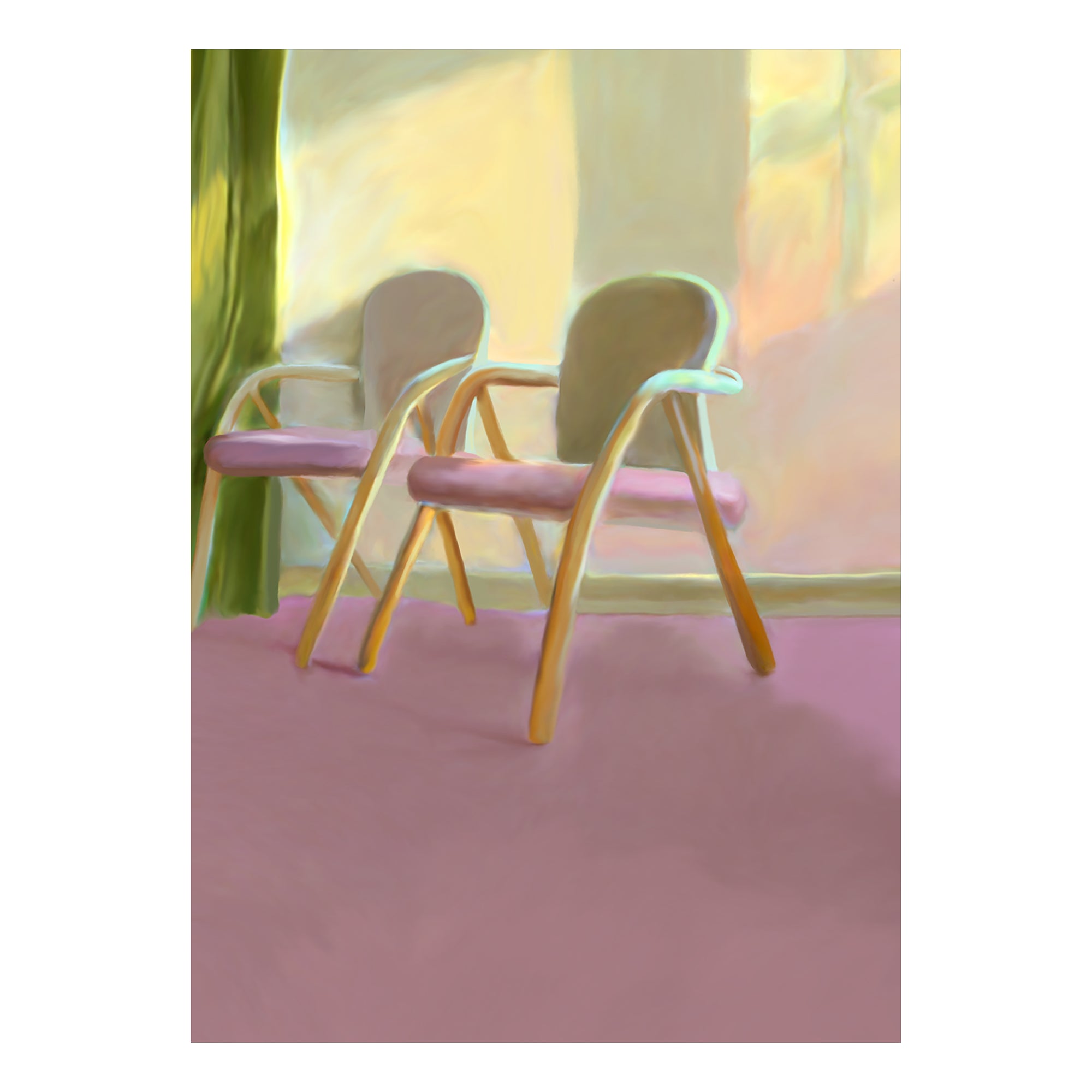 Waiting Room Print by Misfitting things