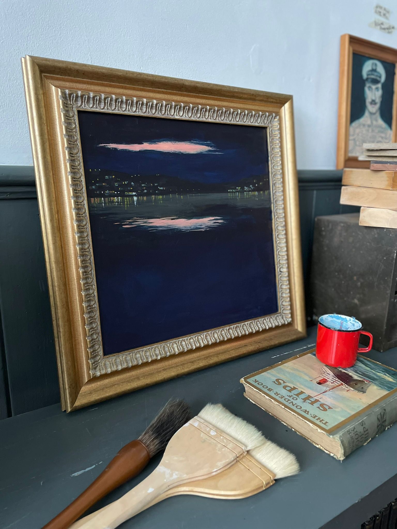 “Night time whispers to the shore”