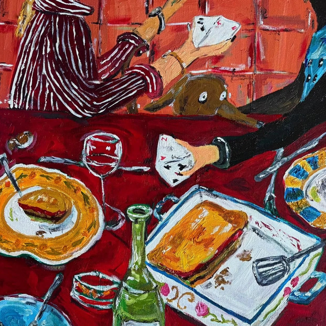 A Cafe in Athens Oil Painting