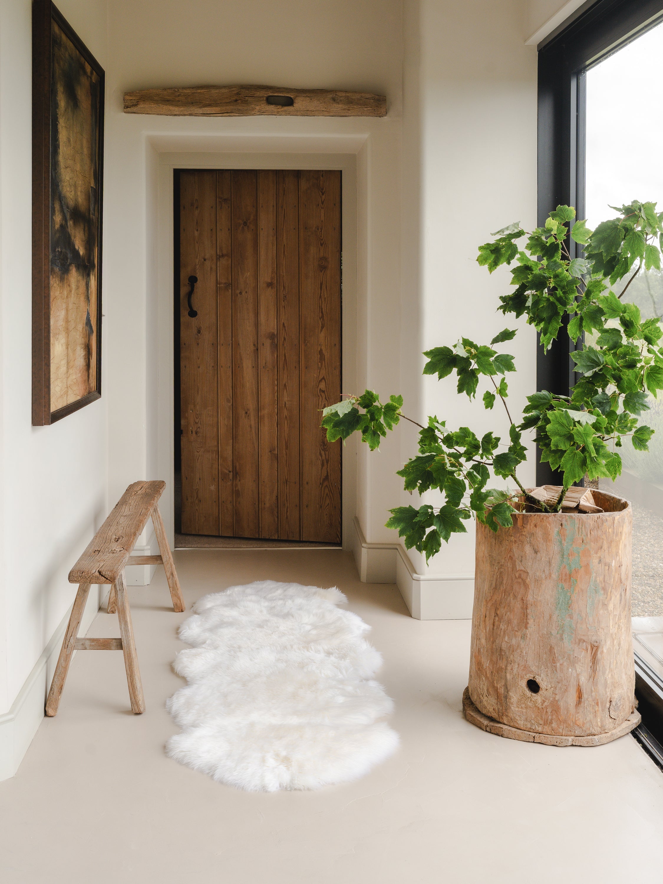 Double Sheepskin Rug - Ivory