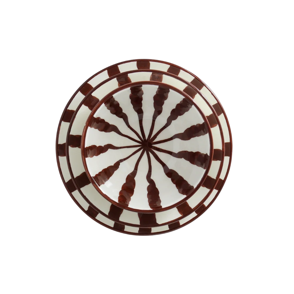 Wave Dinner Plate - Espresso